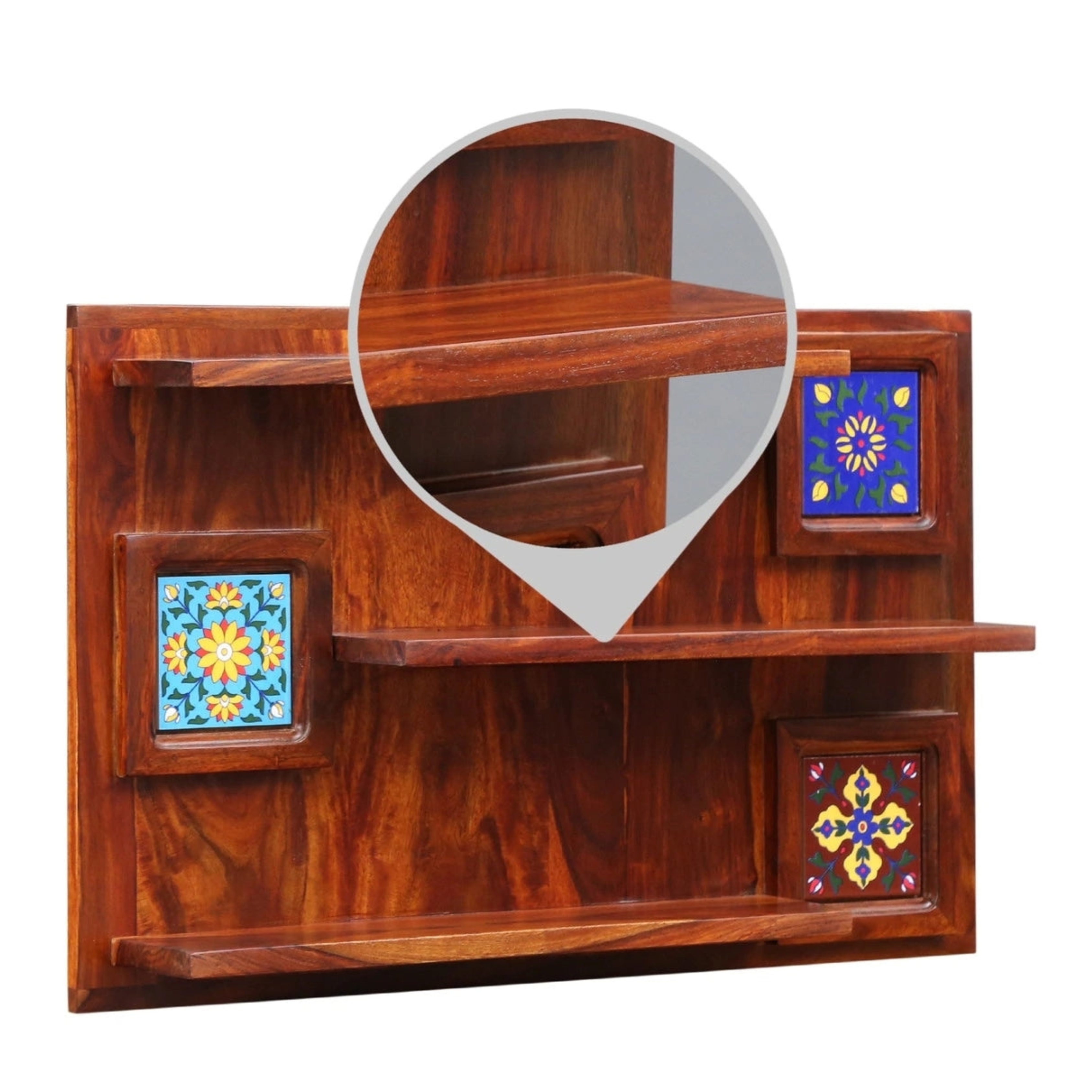 RetroVesta Wooden Wall Shelf