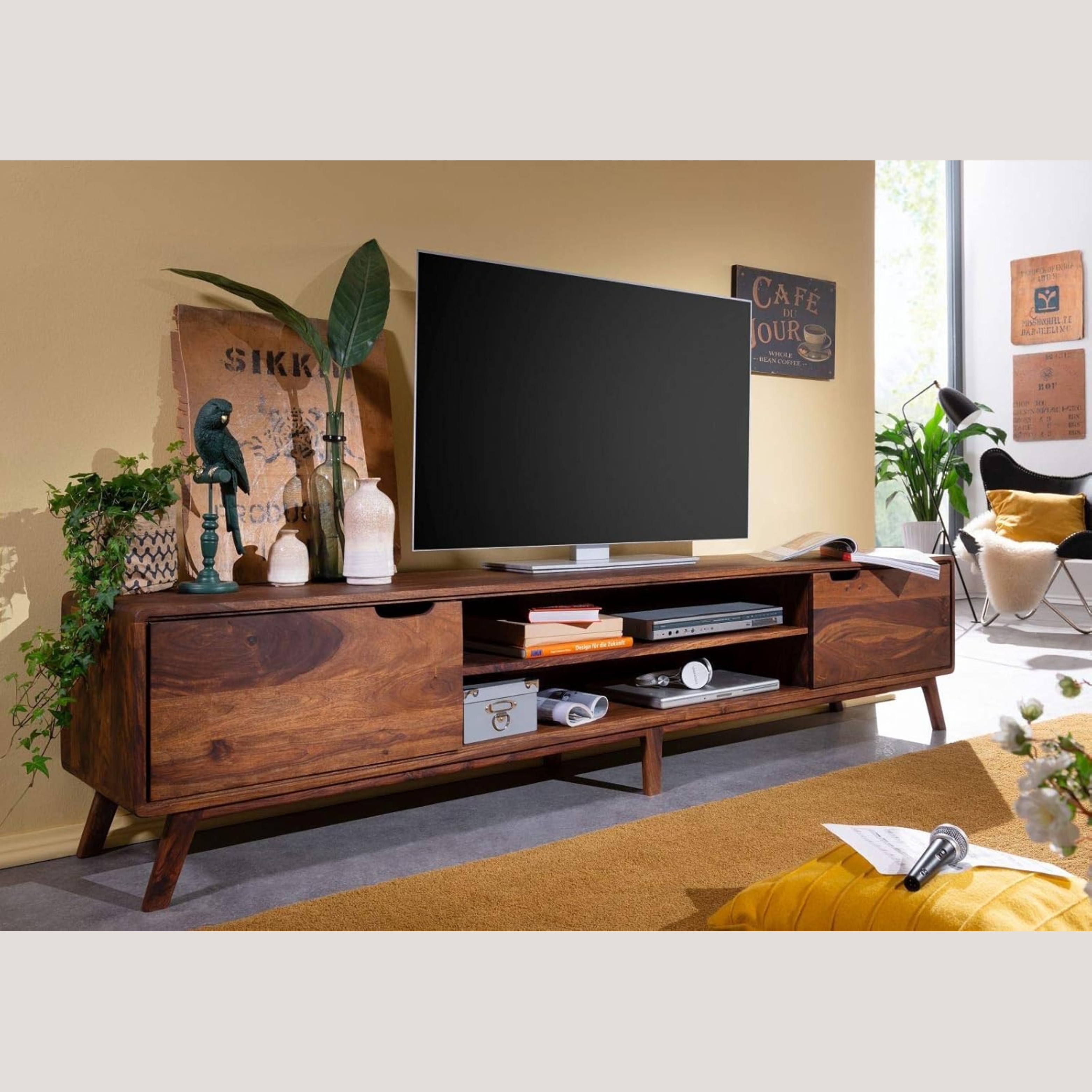 RetroVesta Brand Modern Wooden TV Cabinet