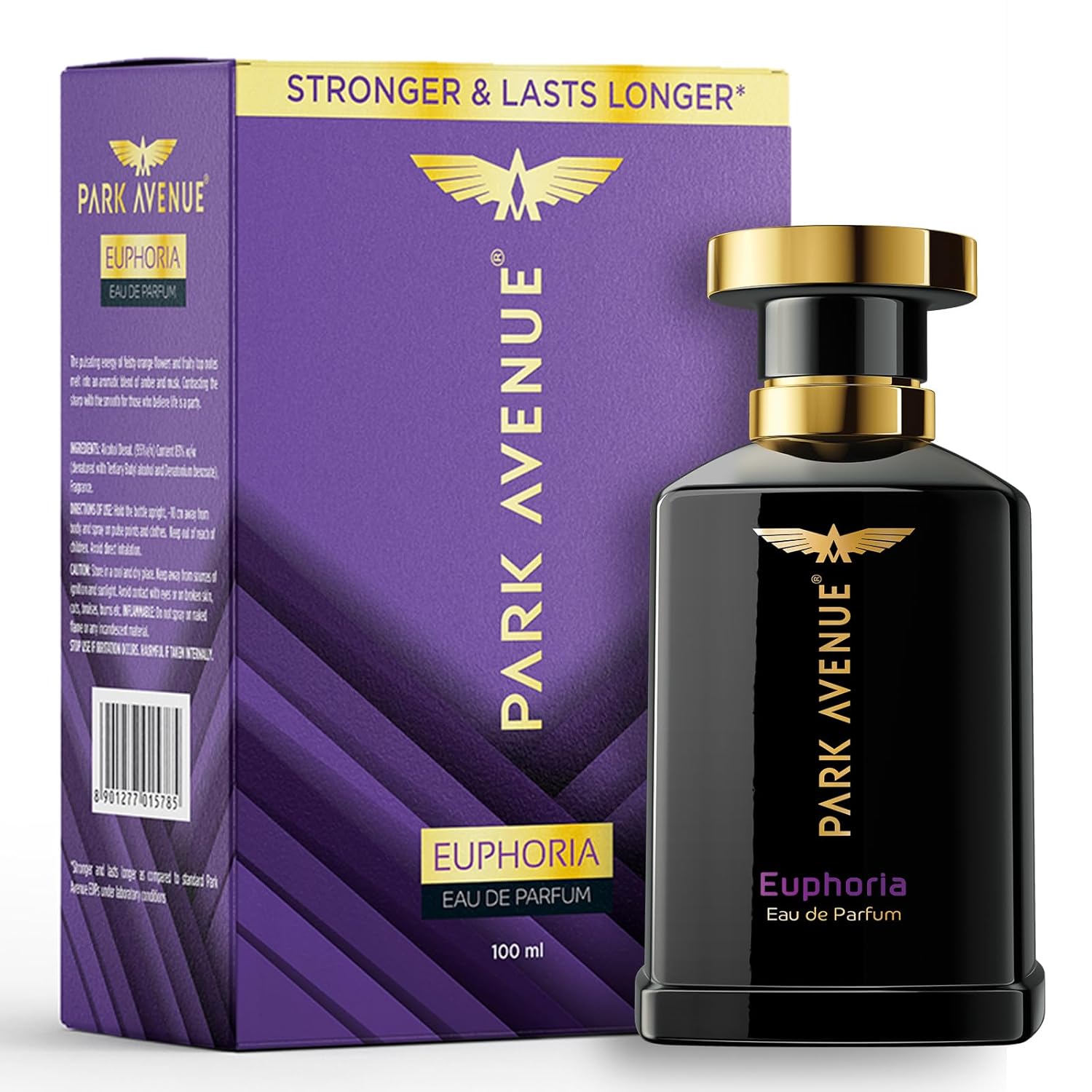 RetroVesta's Affiliated Park Avenue Euphoria, Eau De Parfum Men, 100ml | Long Lasting Perfume for Men | Premium Luxury Fragrance Scent | Aromatic Blend of Amber & Musk | Suitable for Every Occasion