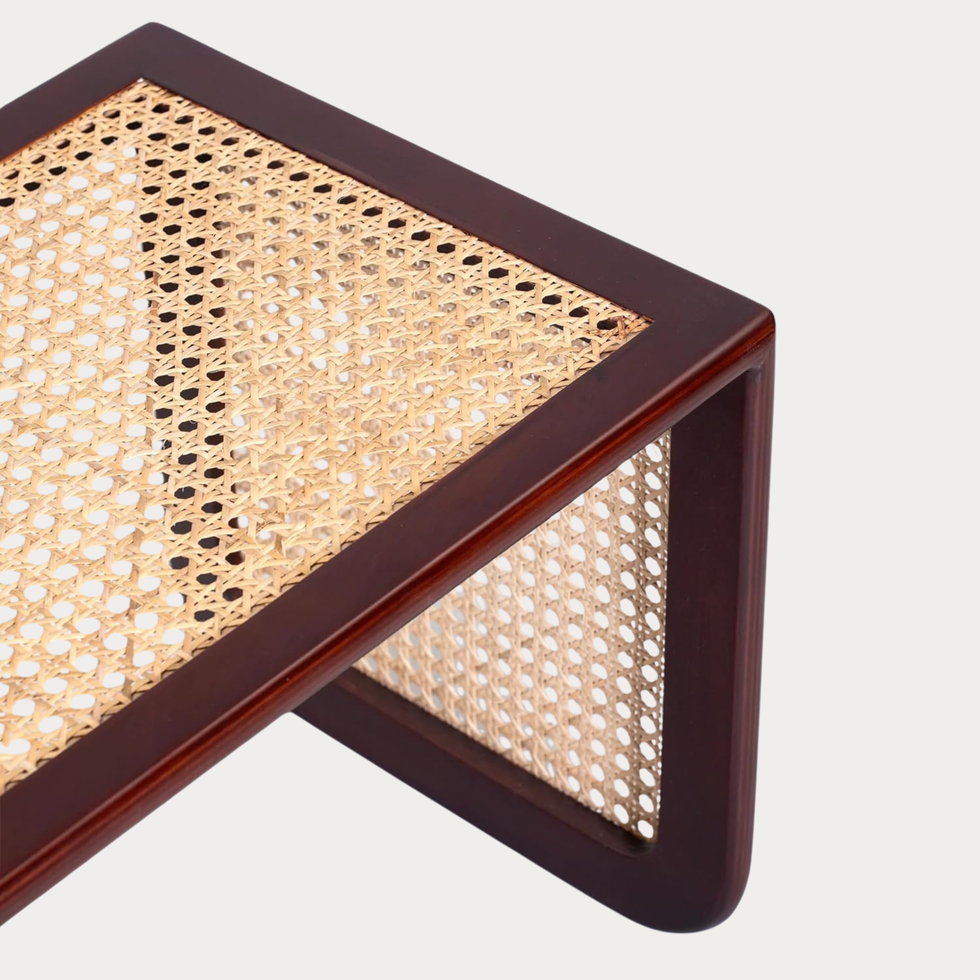 Retrovesta Handcrafted Nested Cane Tables