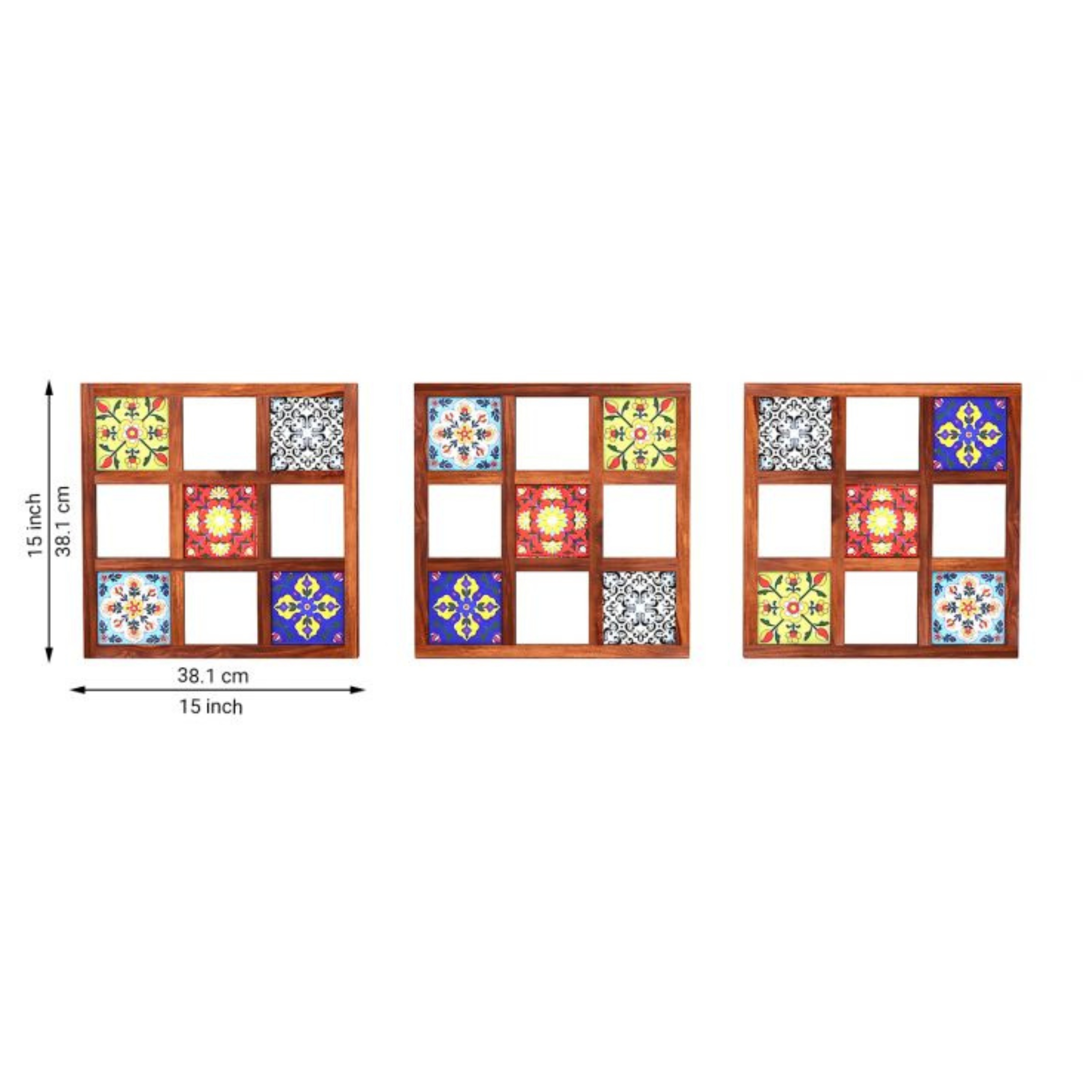 RetroVesta Wall Mirror Panel Set
