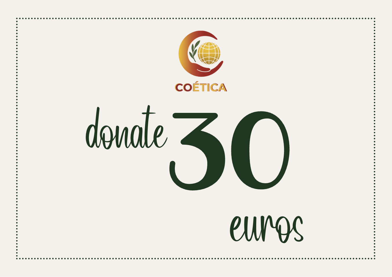 COÉTICA 30 Euro Donation