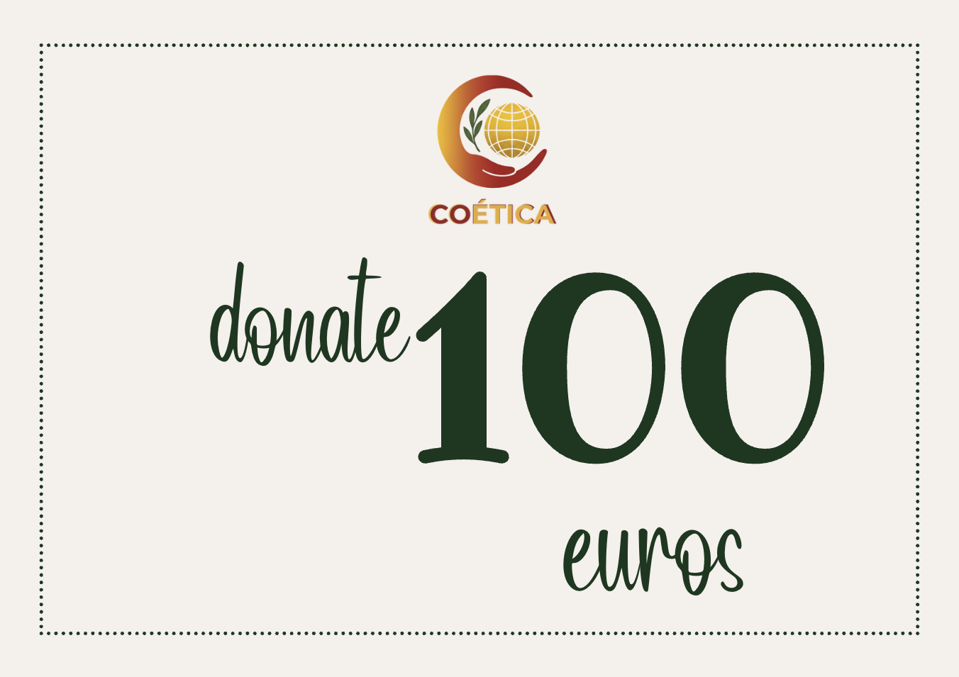 COÉTICA 100 Euro Donation