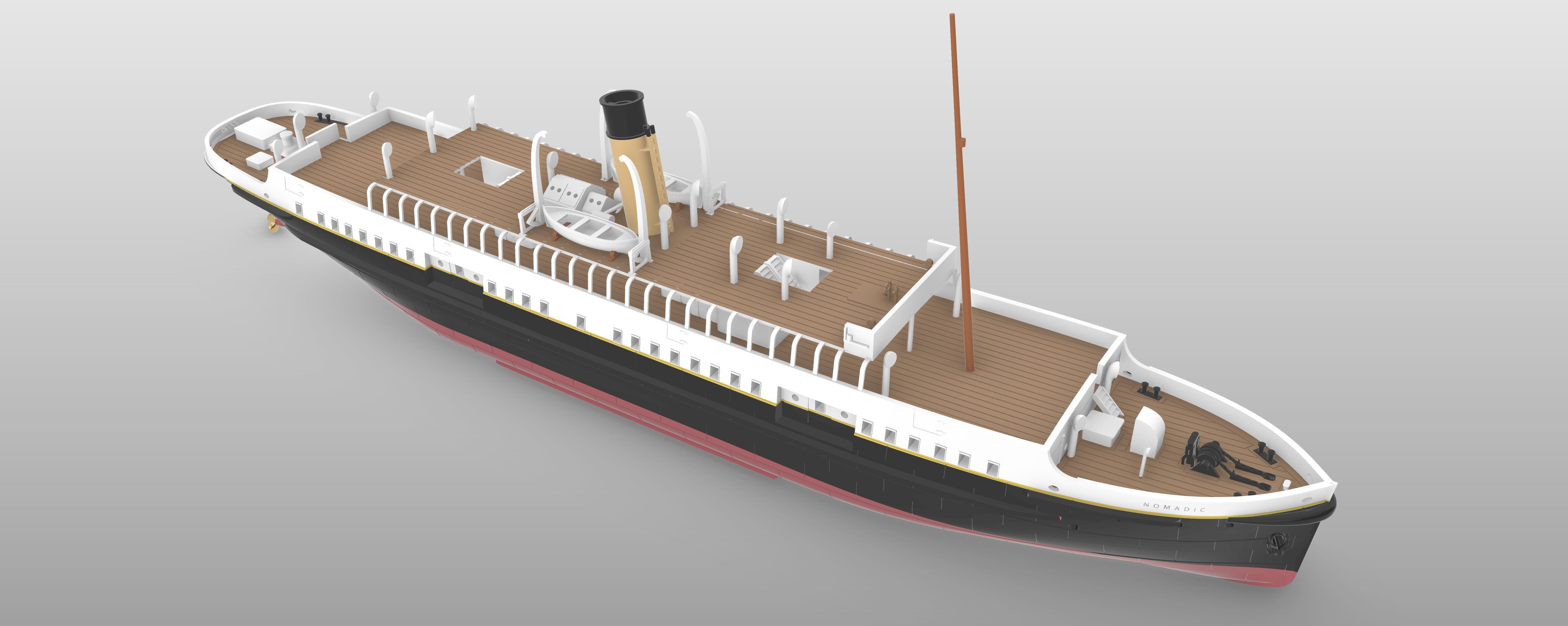 SS NOMADIC 1/350 model kit