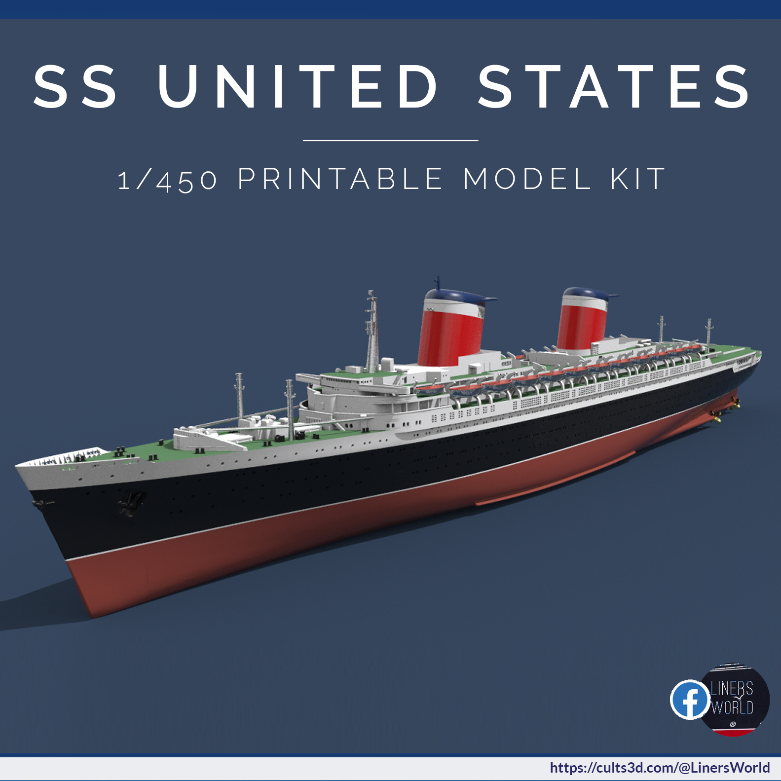 SS United States 1/450 Model Kit