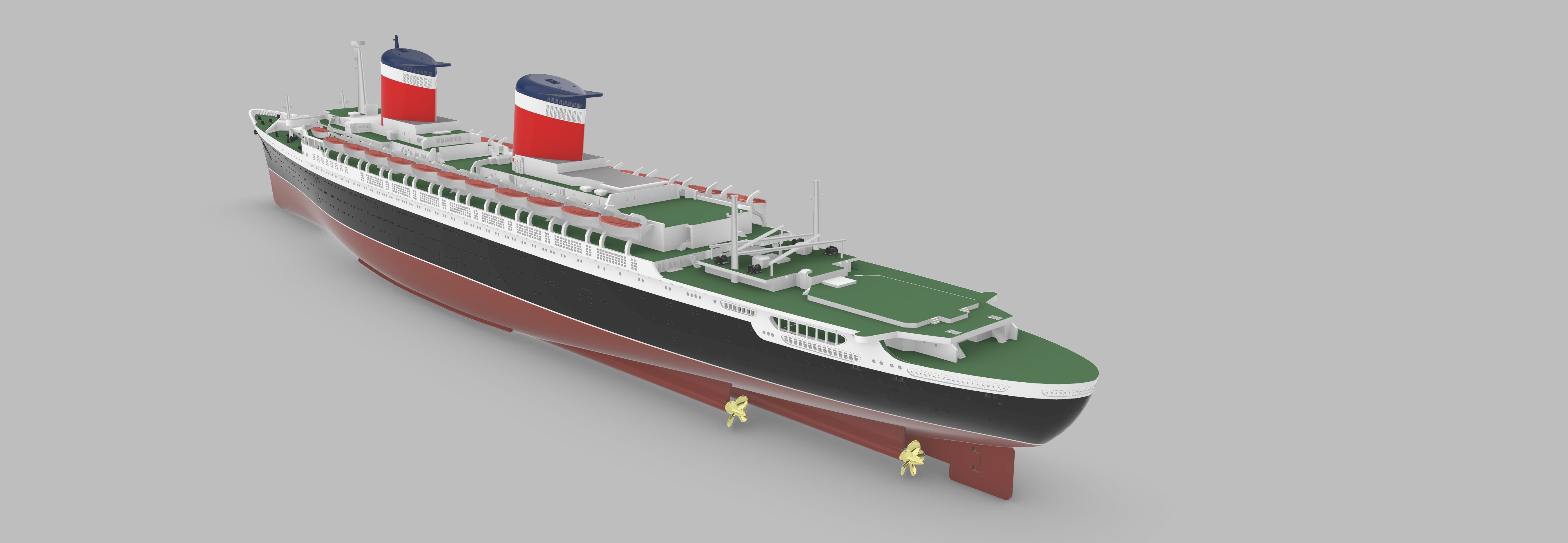 SS United States 1/450 Model Kit
