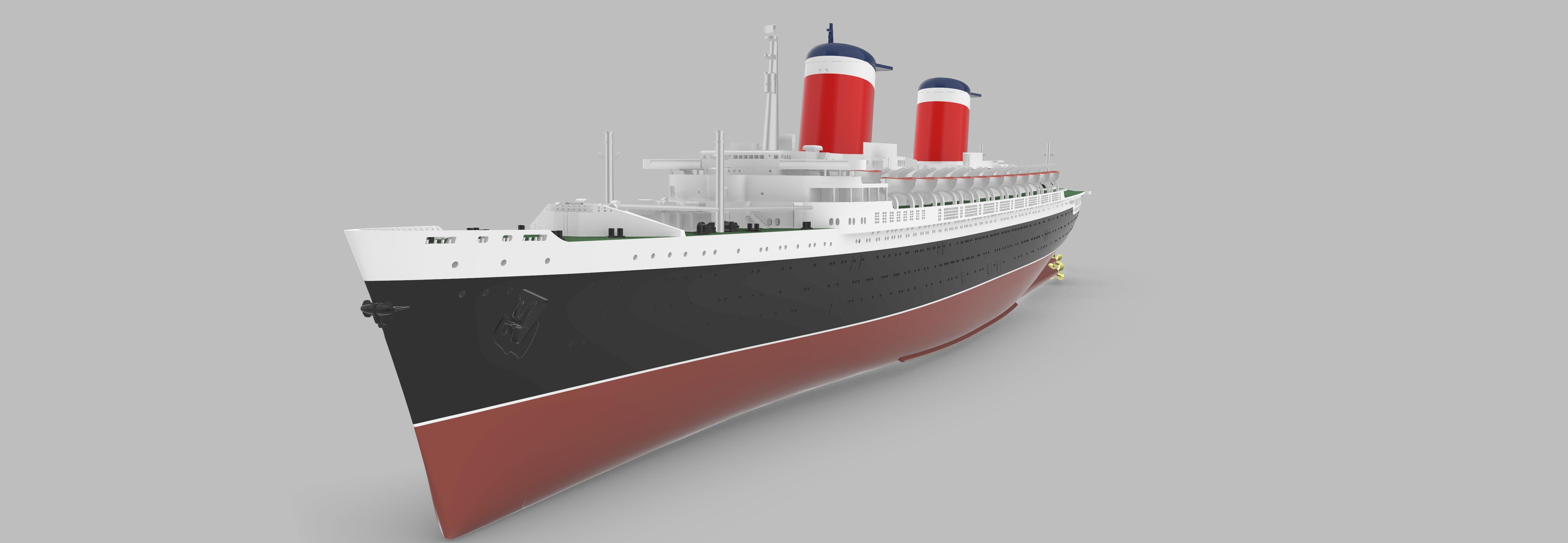 SS United States 1/450 Model Kit
