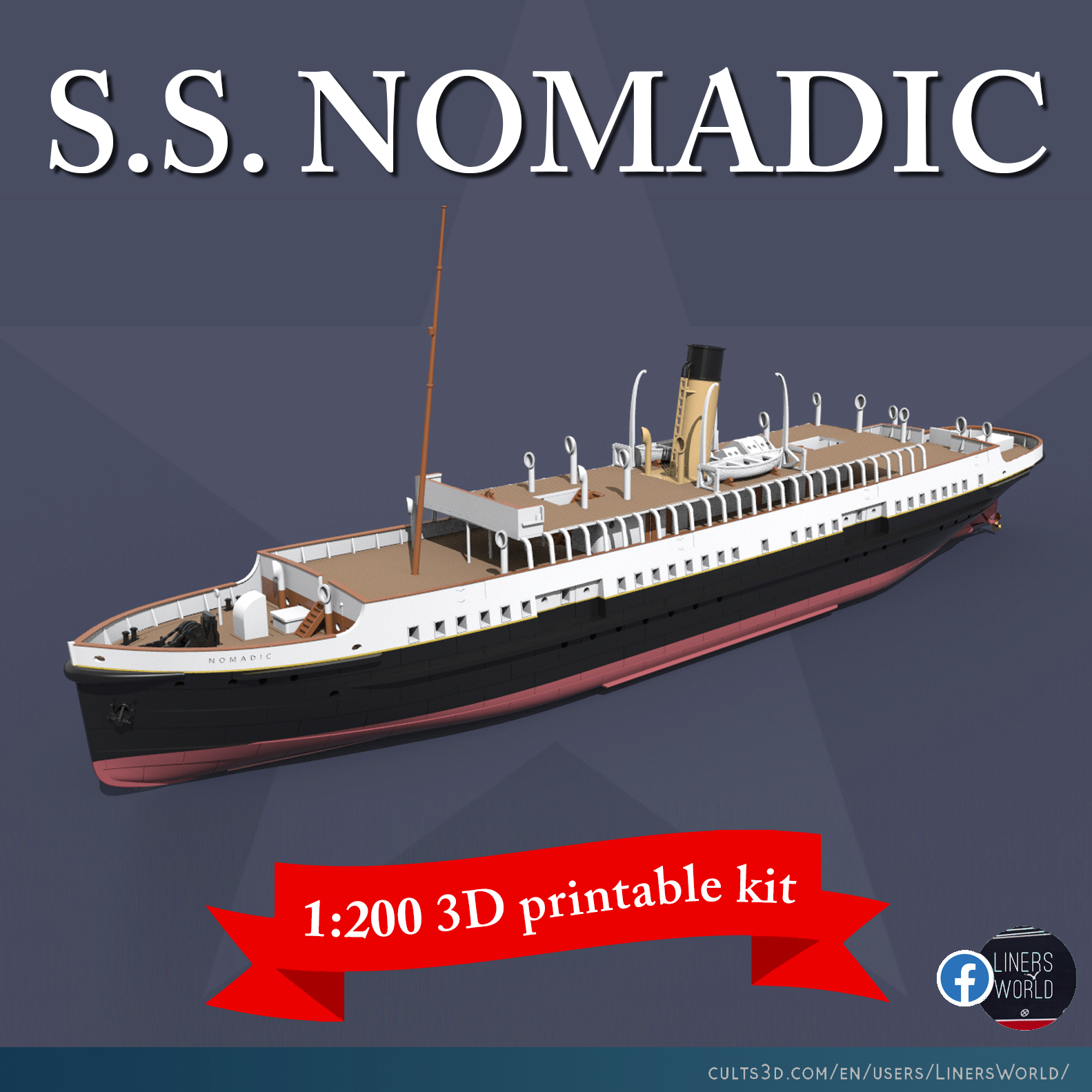 SS NOMADIC 1/200 model kit