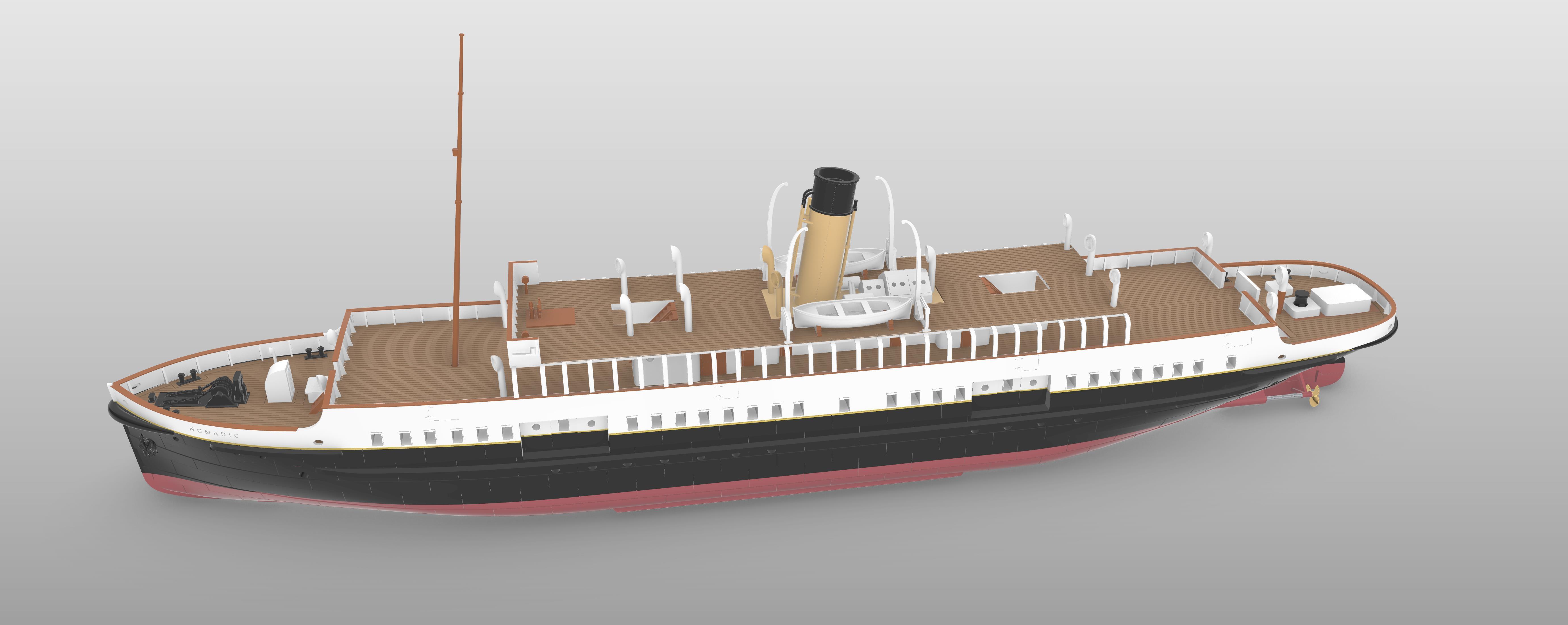 SS NOMADIC 1/200 model kit