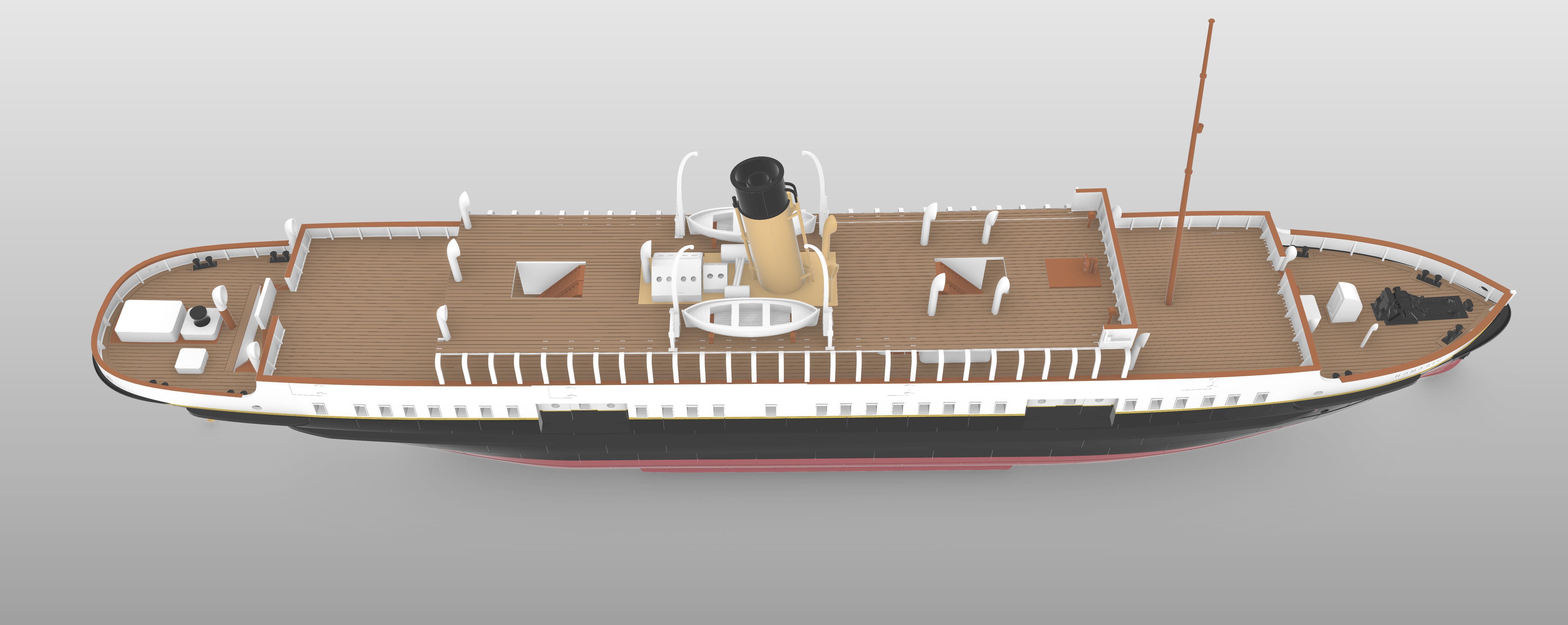 SS NOMADIC 1/200 model kit