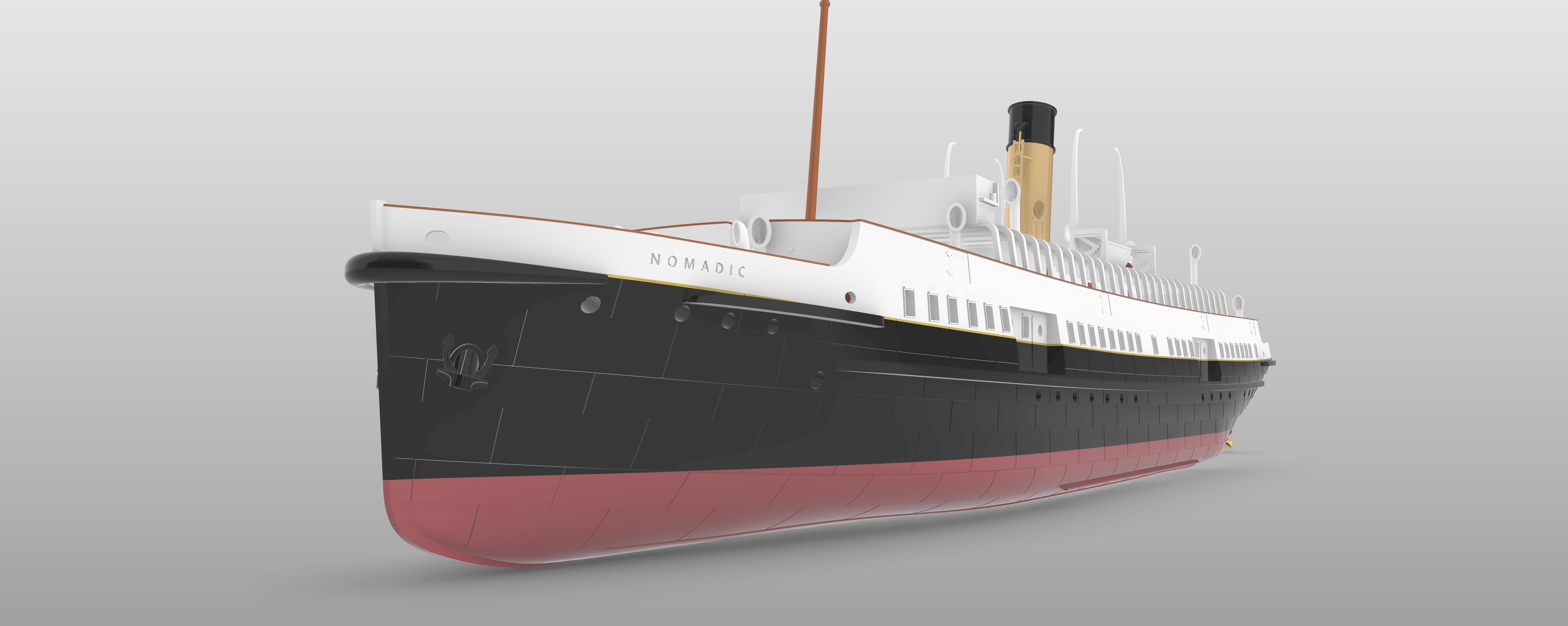 SS NOMADIC 1/200 model kit