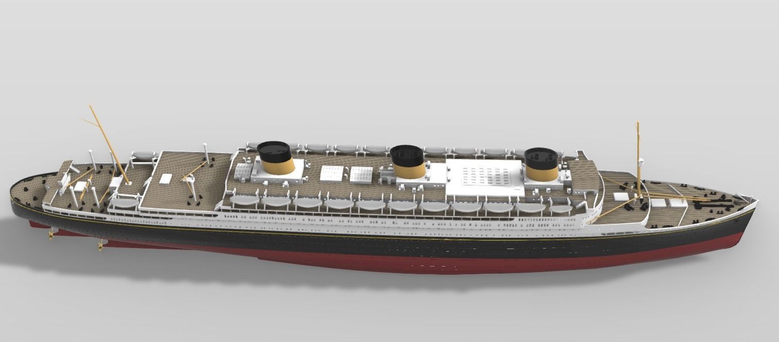 RMMV Oceanic III ocean liner model kit