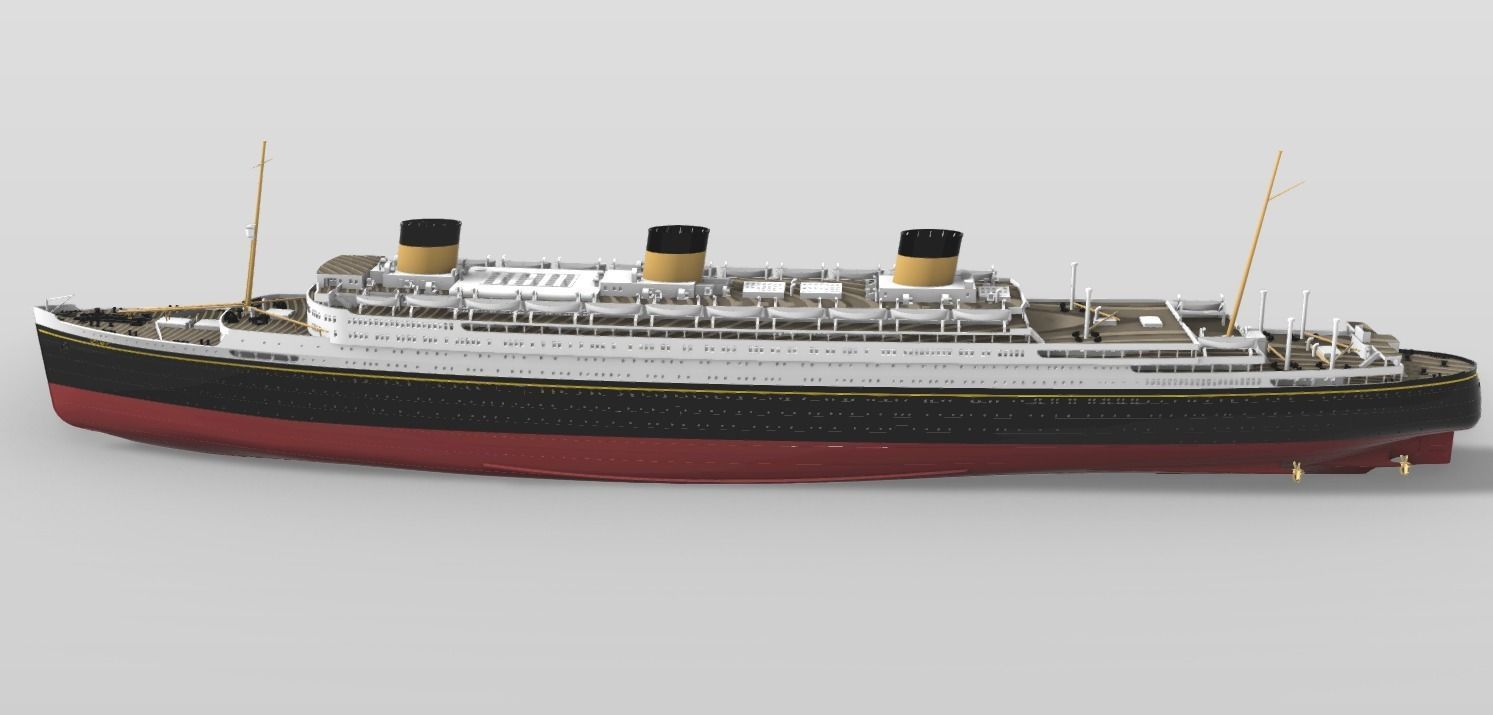 RMMV Oceanic III ocean liner model kit