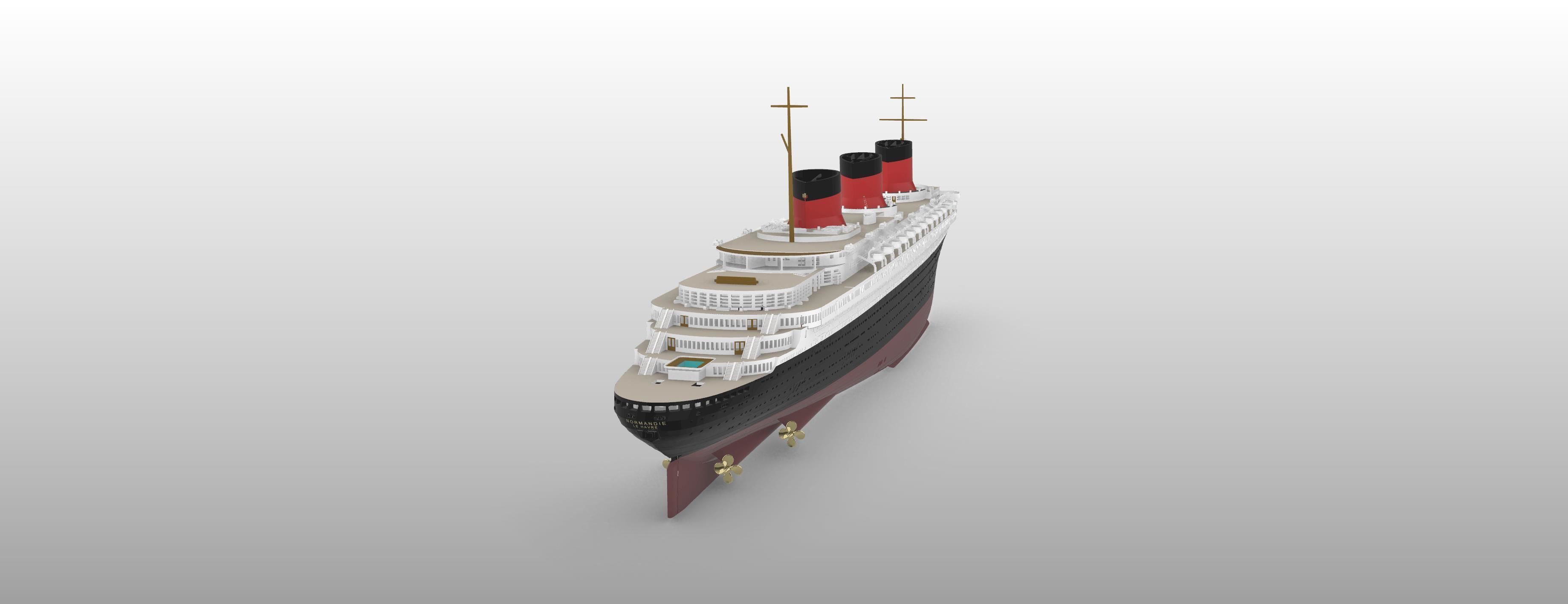 SS Normandie - Final season version (French Line)