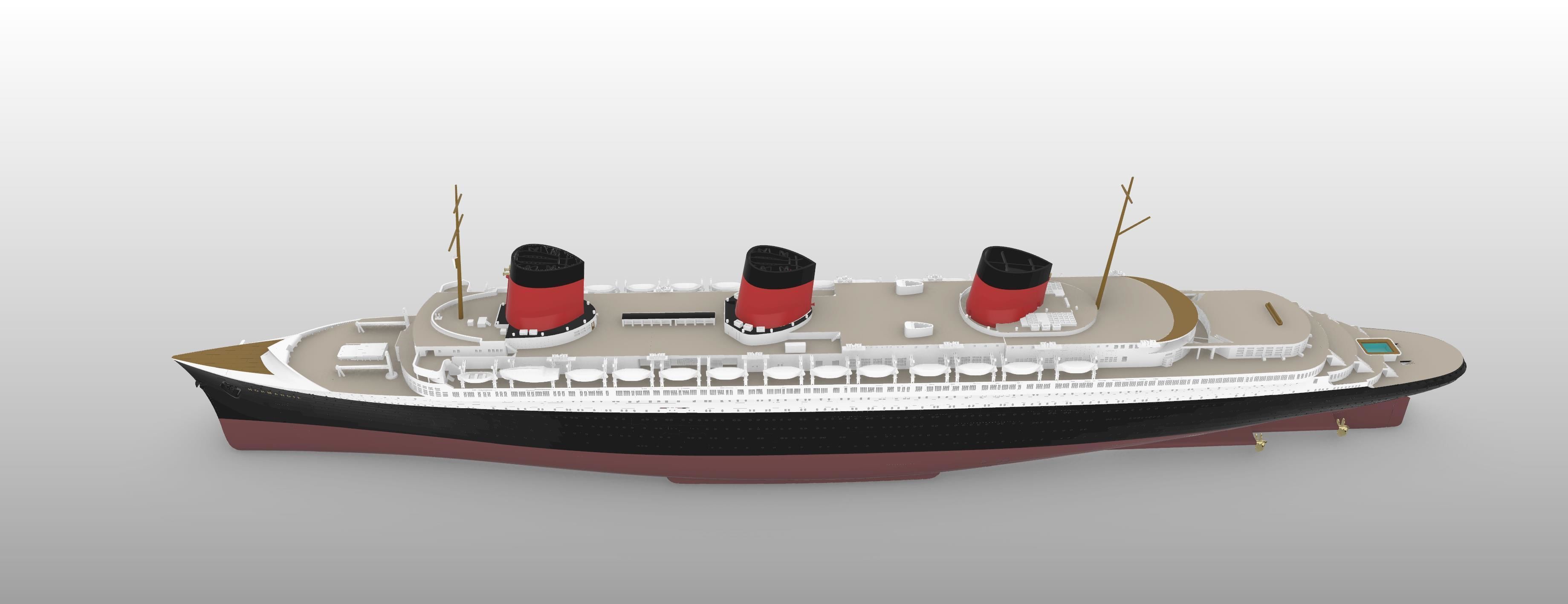 SS Normandie - Final season version (French Line)