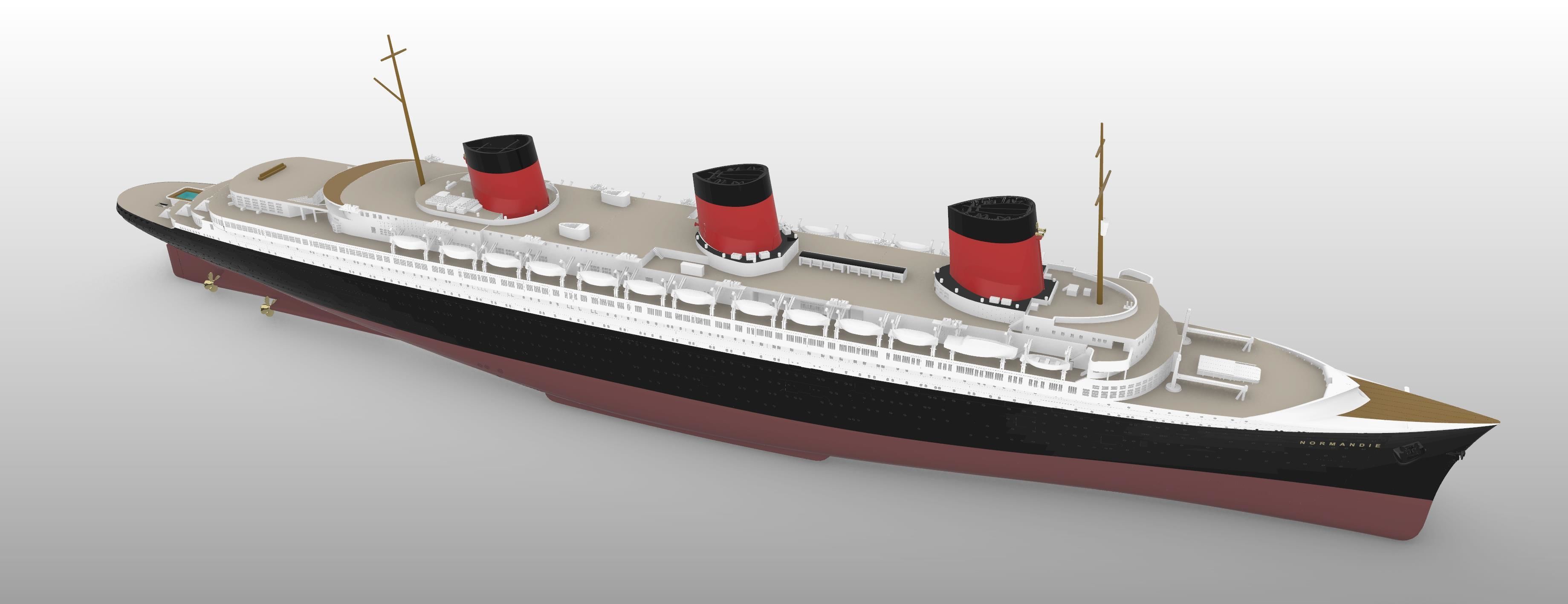 SS Normandie - Final season version (French Line)