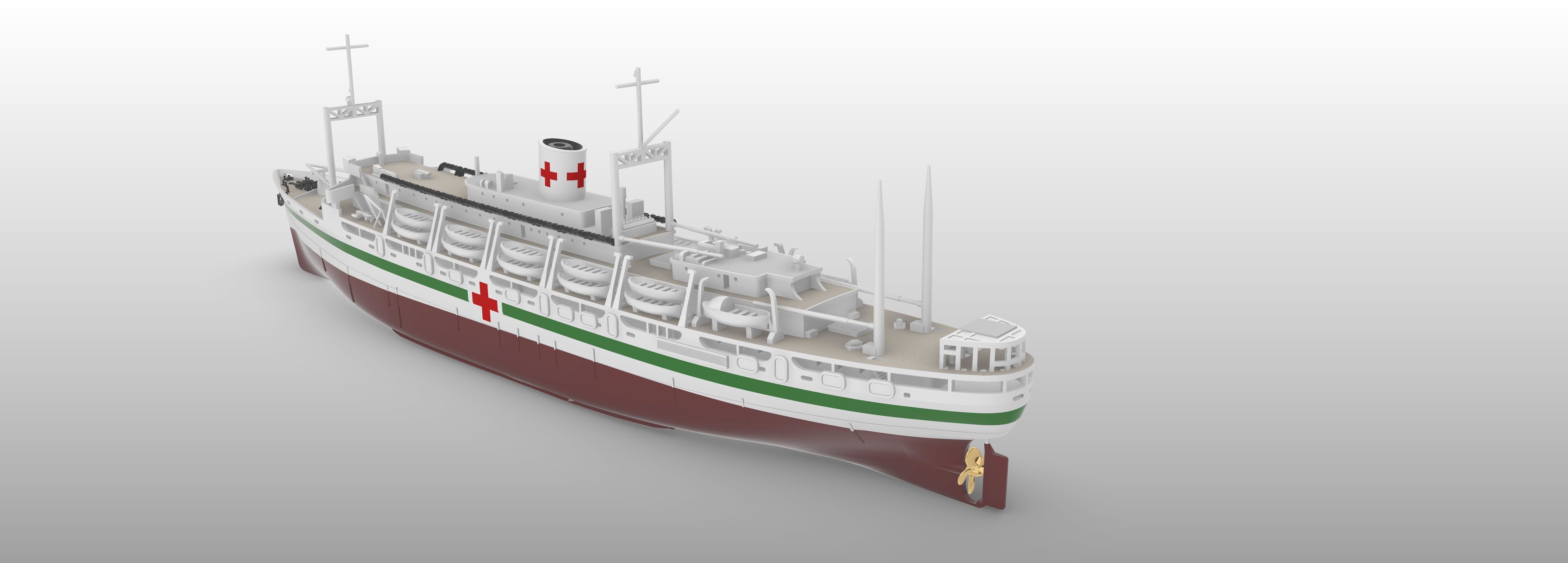 USS Comfort (AH-6) Model
