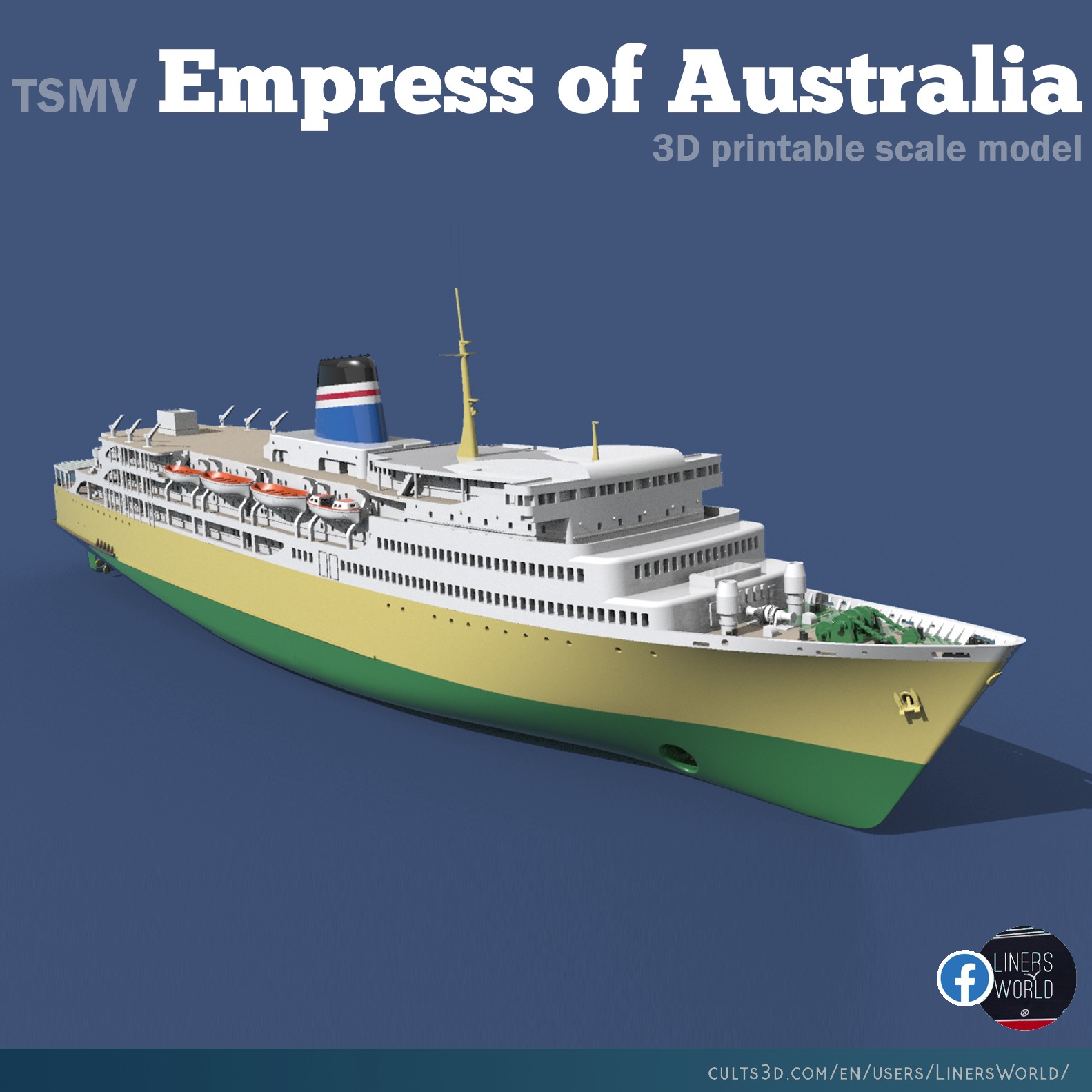 TSMV EMPRESS OF AUSTRALIA Australian Line Classic Ferry