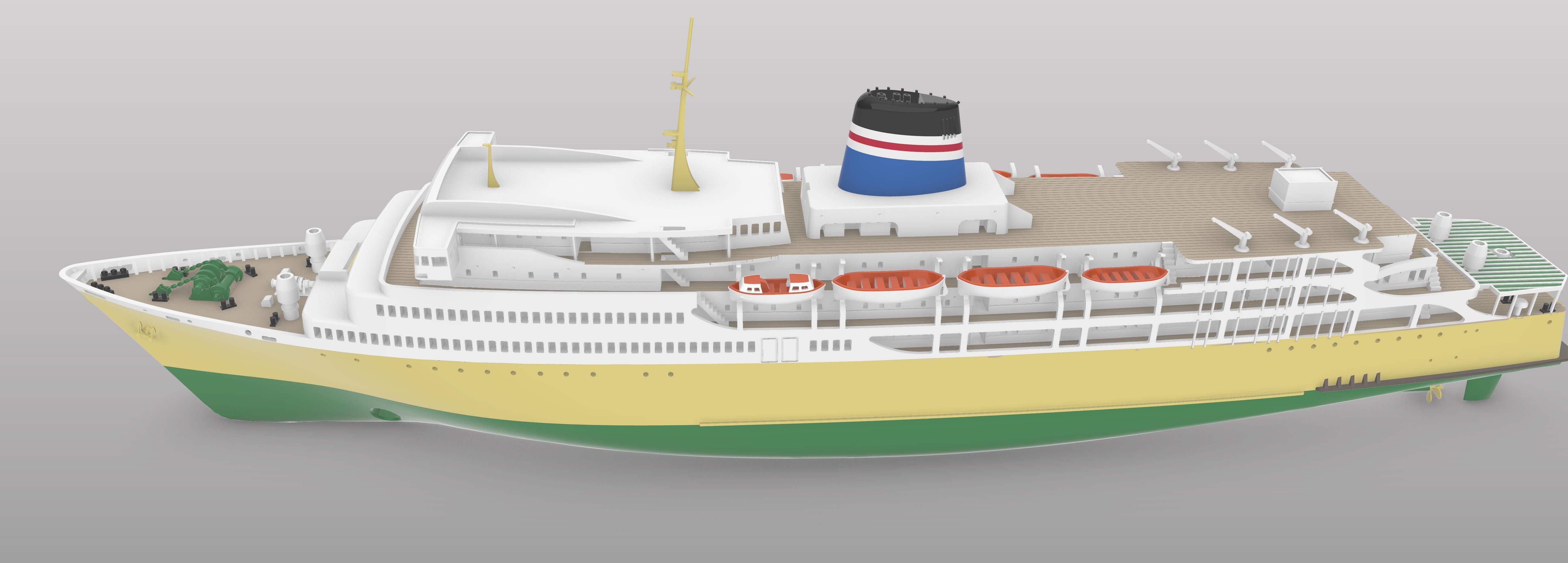 TSMV EMPRESS OF AUSTRALIA Australian Line Classic Ferry