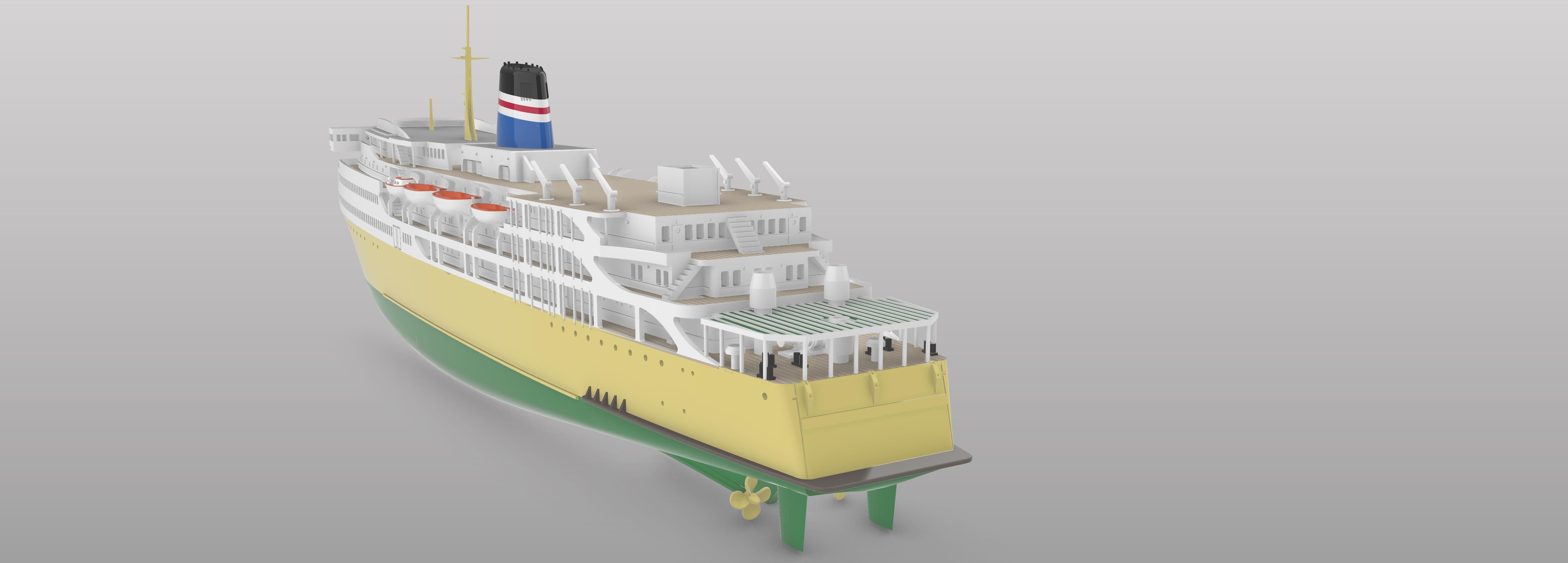 TSMV EMPRESS OF AUSTRALIA Australian Line Classic Ferry