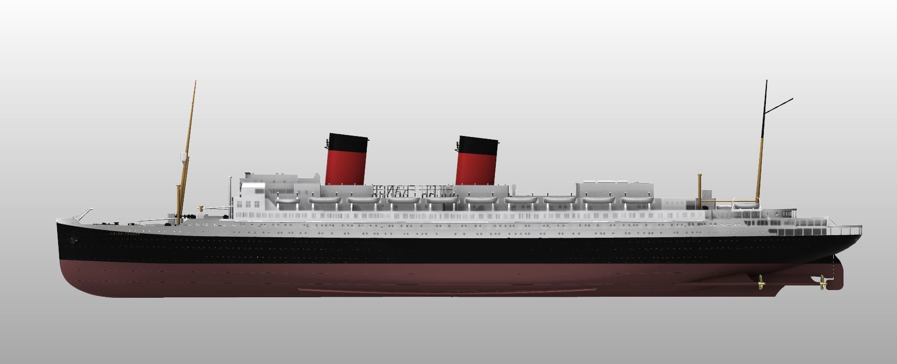 SS Ile de France (Post war)