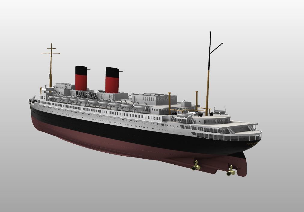 SS Ile de France (Post war)