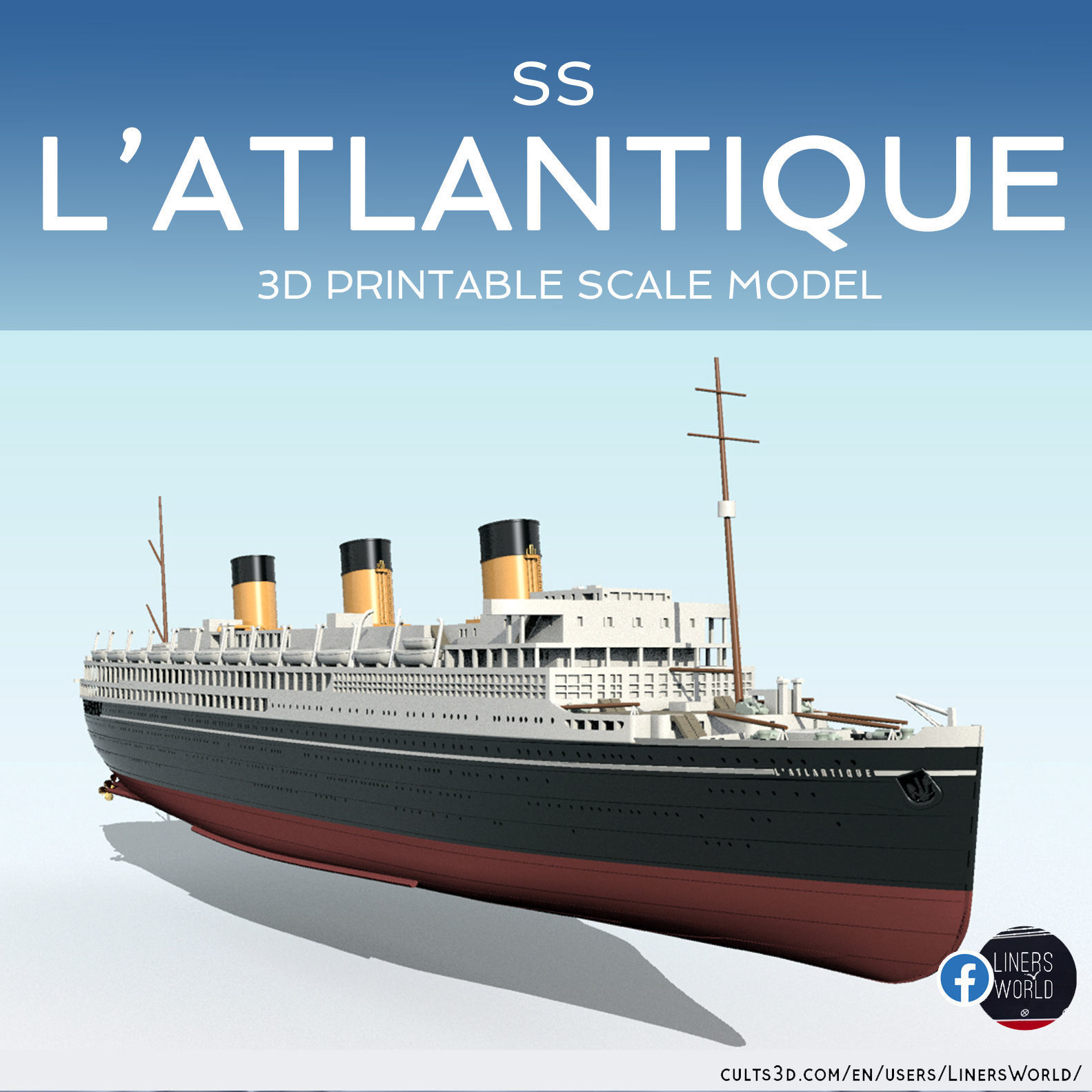 SS L'ATLANTIQUE (as built)
