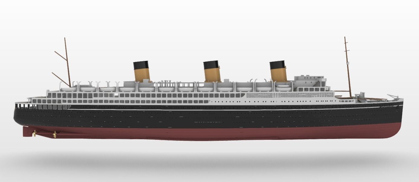 SS L'ATLANTIQUE (as built)