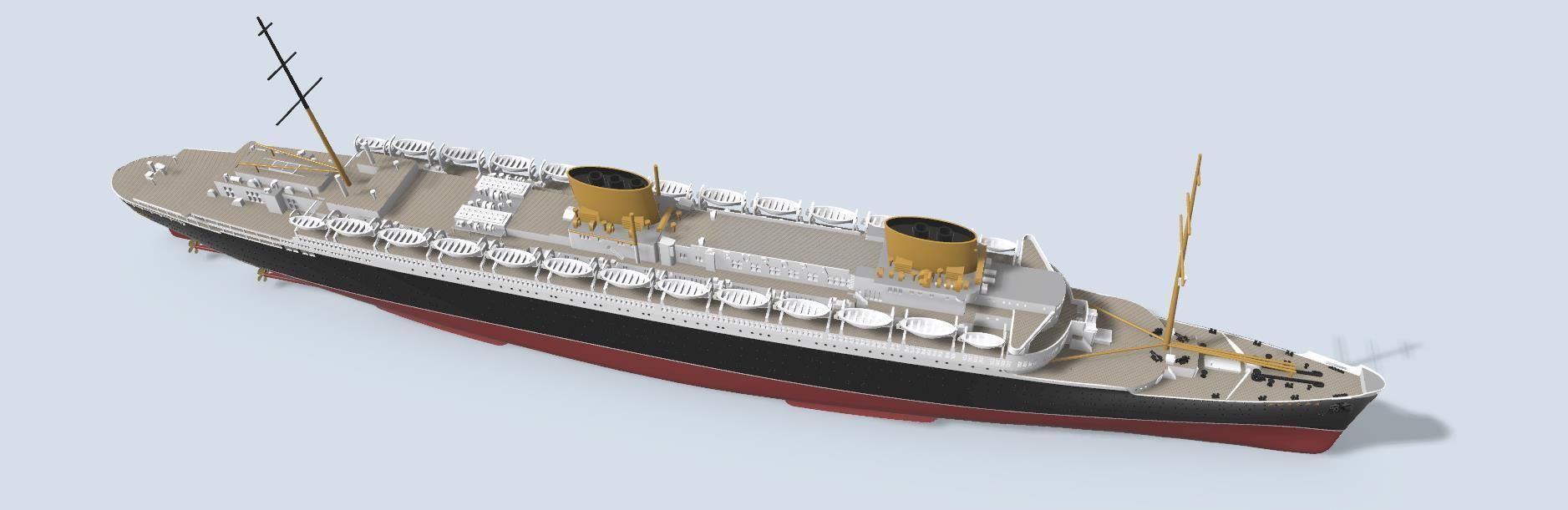 SS Europa (original funnels)