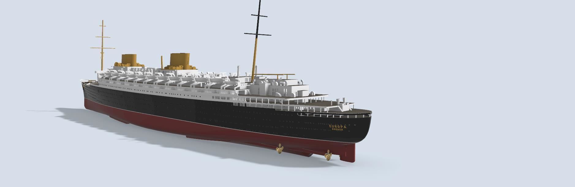 SS Europa (original funnels)