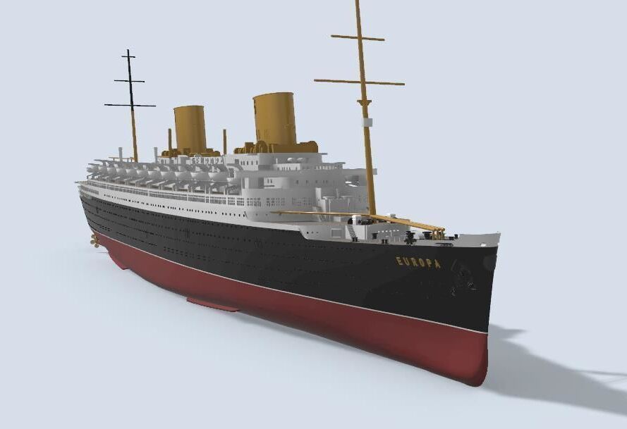 SS Europa (heightened funnels)