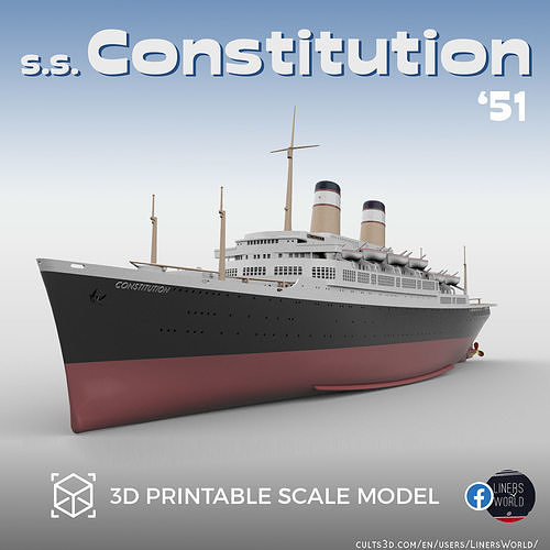 SS Constitution (as built)