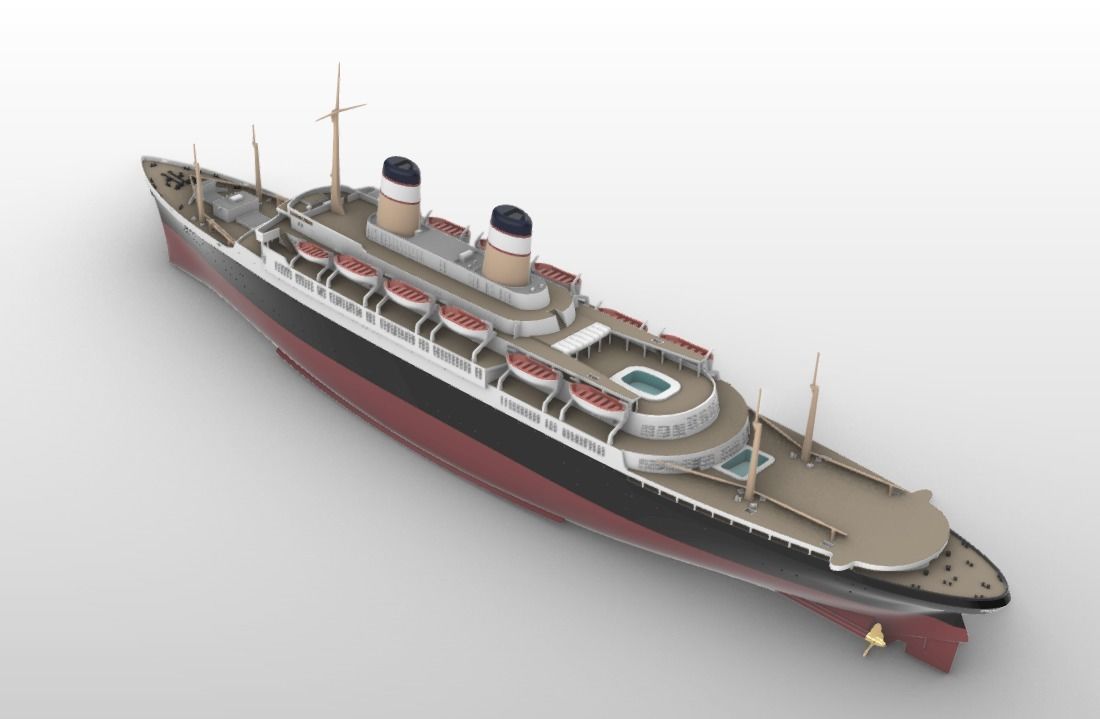 SS Constitution (as built)