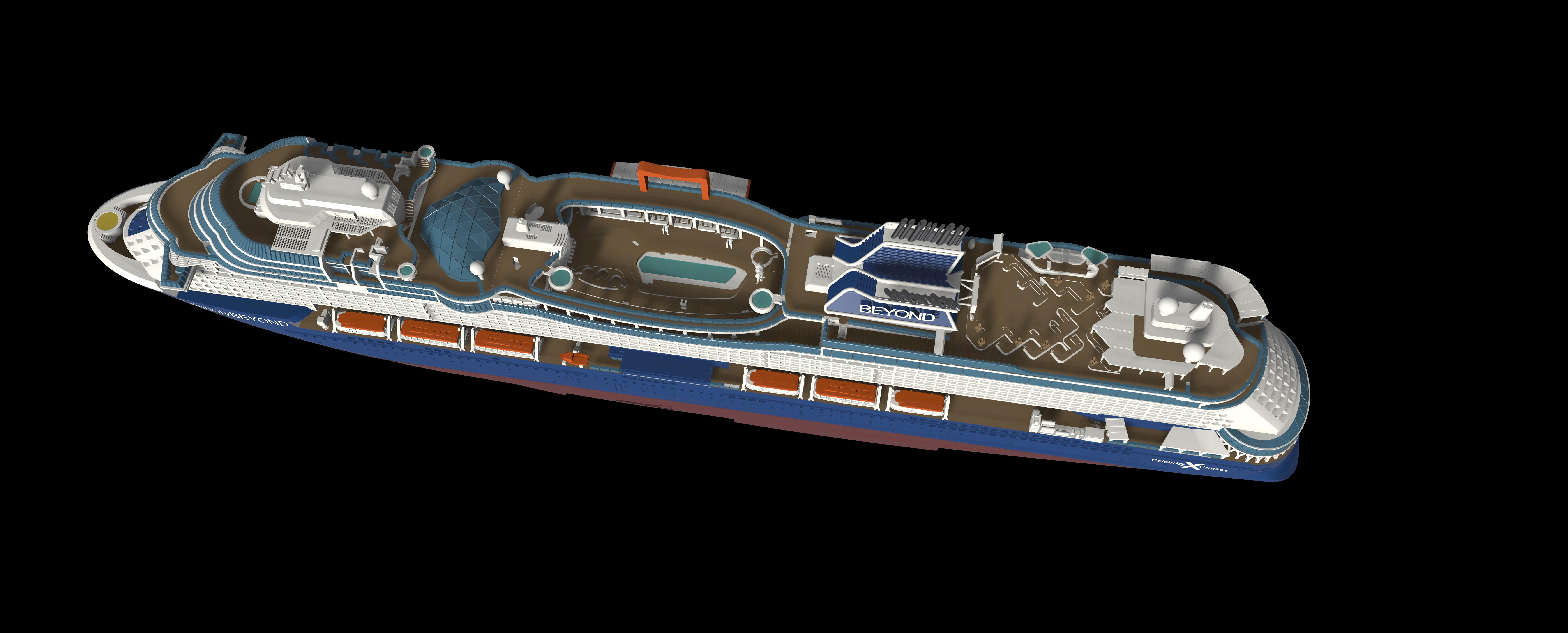 Celebrity Beyond cruise ship model