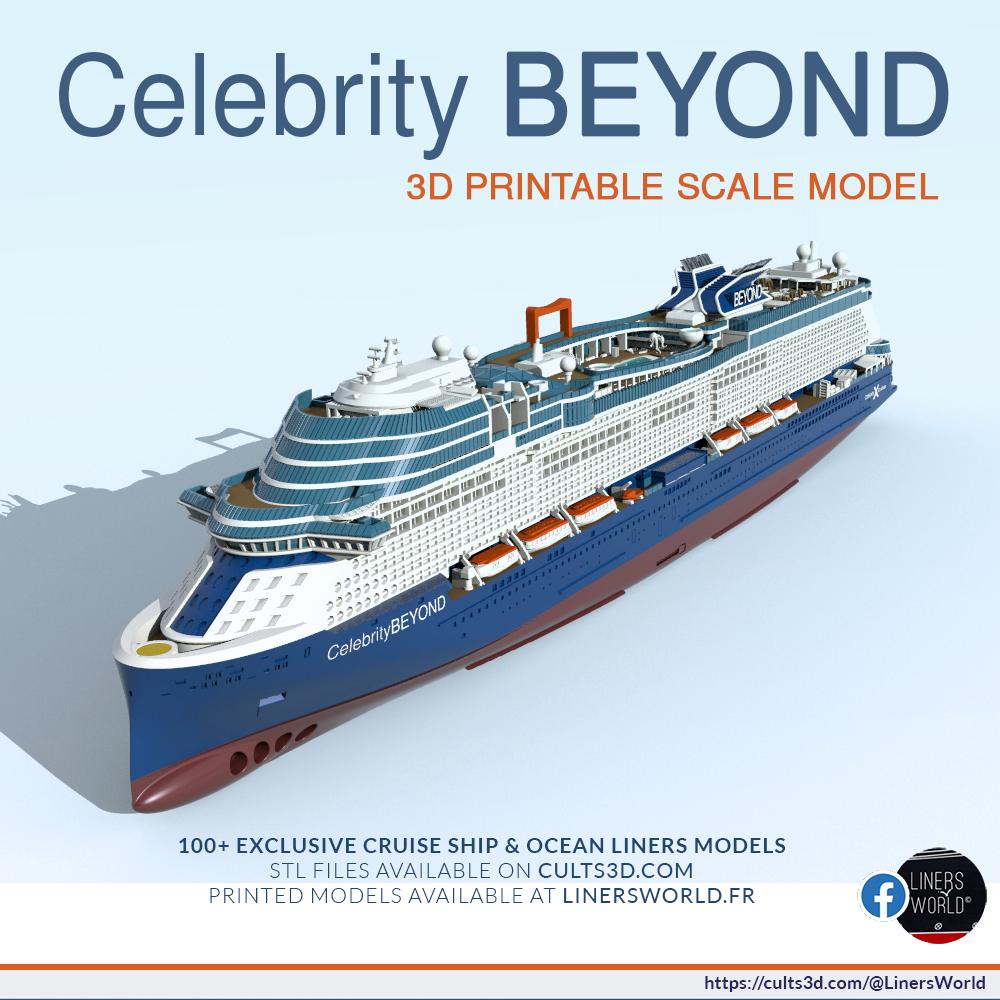 Celebrity Beyond cruise ship model