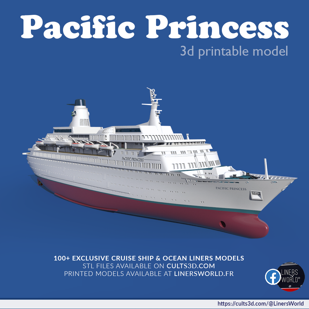 Pacific Princess "the Love Boat" model