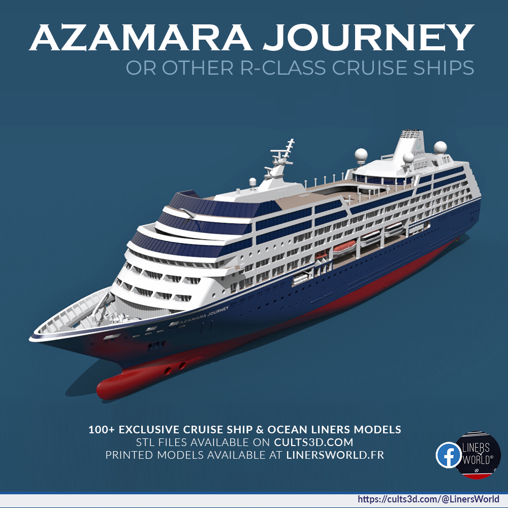 AZAMARA JOURNEY / R-class cruise ship model