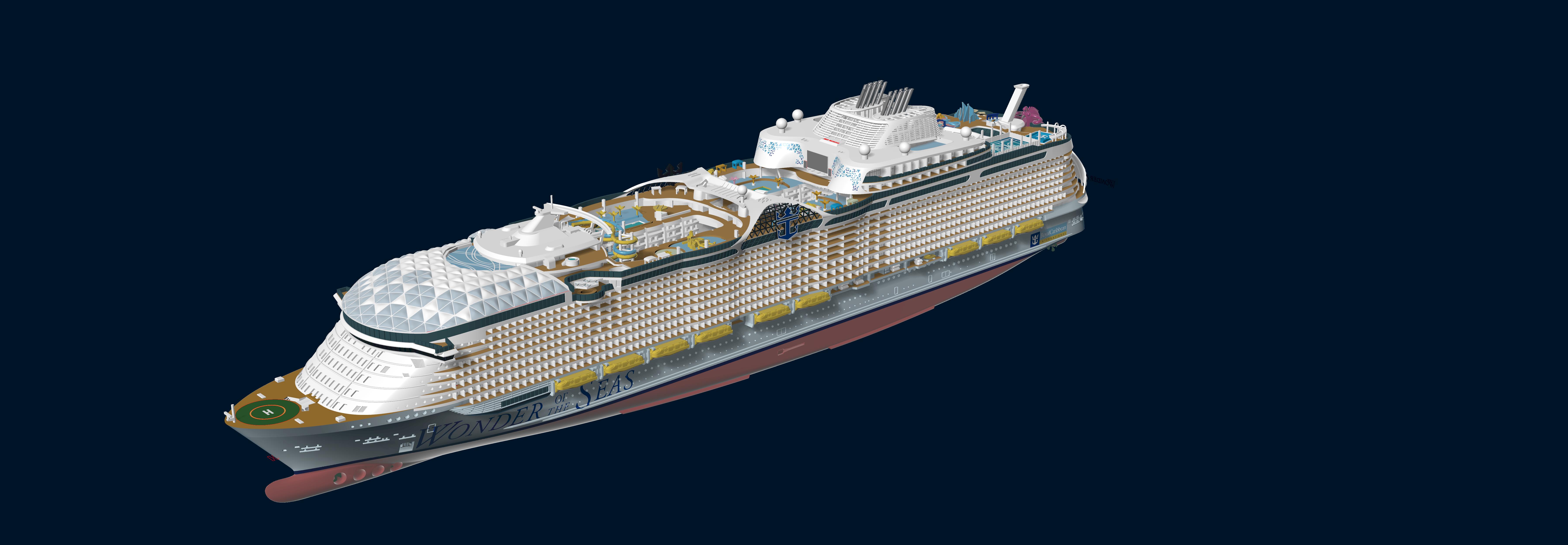 Wonder of the Seas model