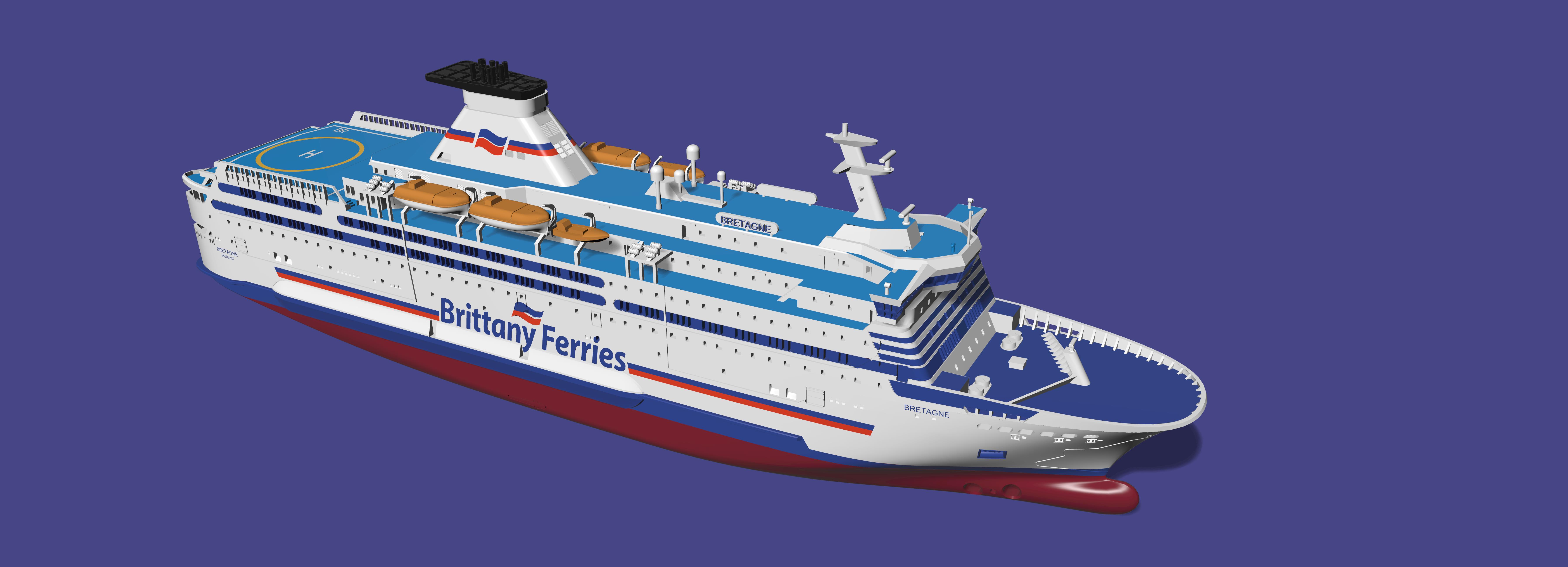 BRETAGNE ferry model