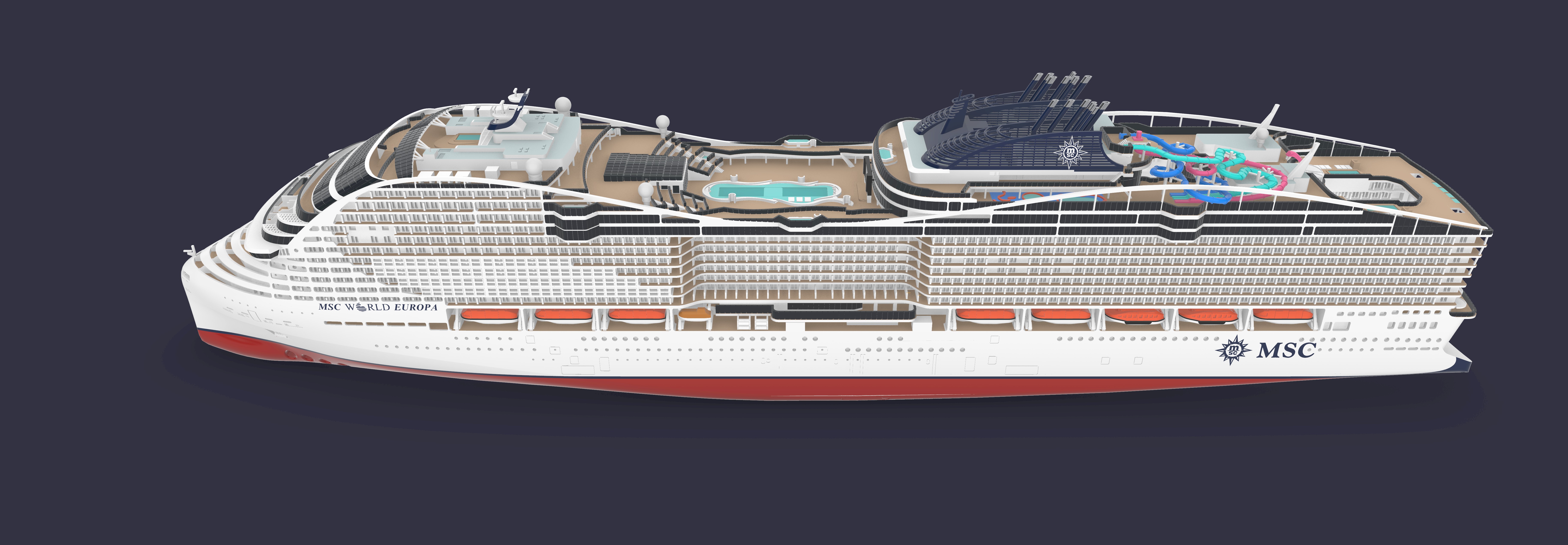 MSC WORLD EUROPA model