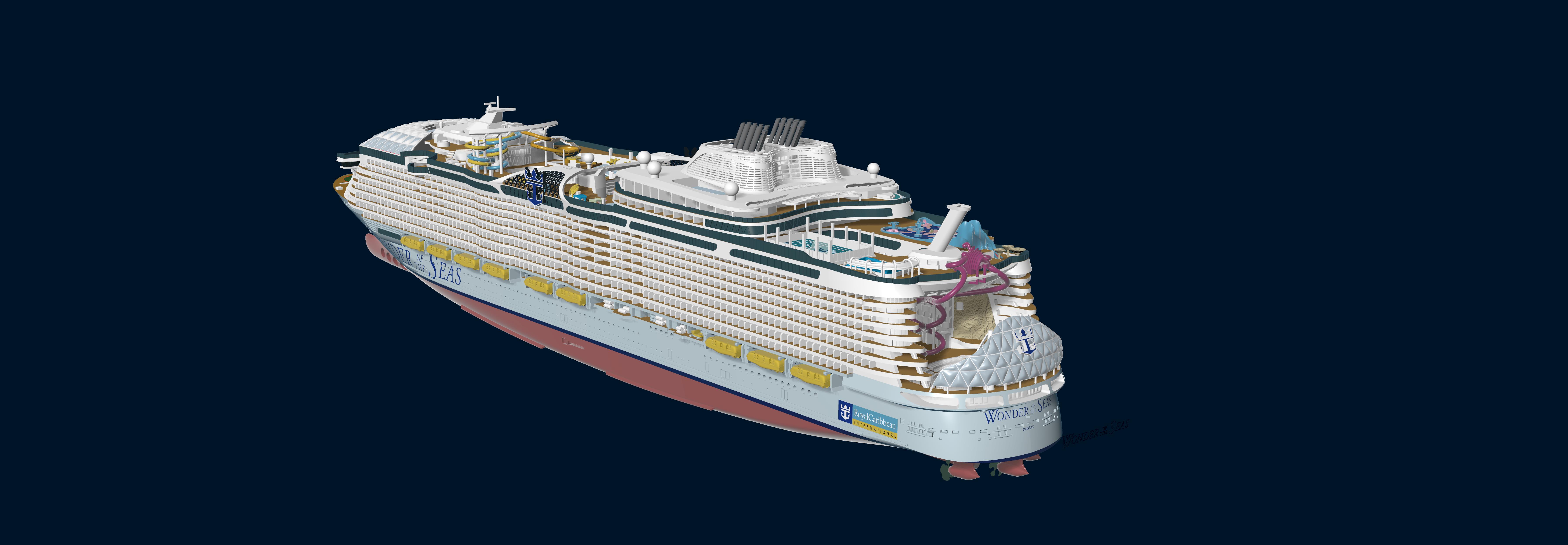 Wonder of the Seas model