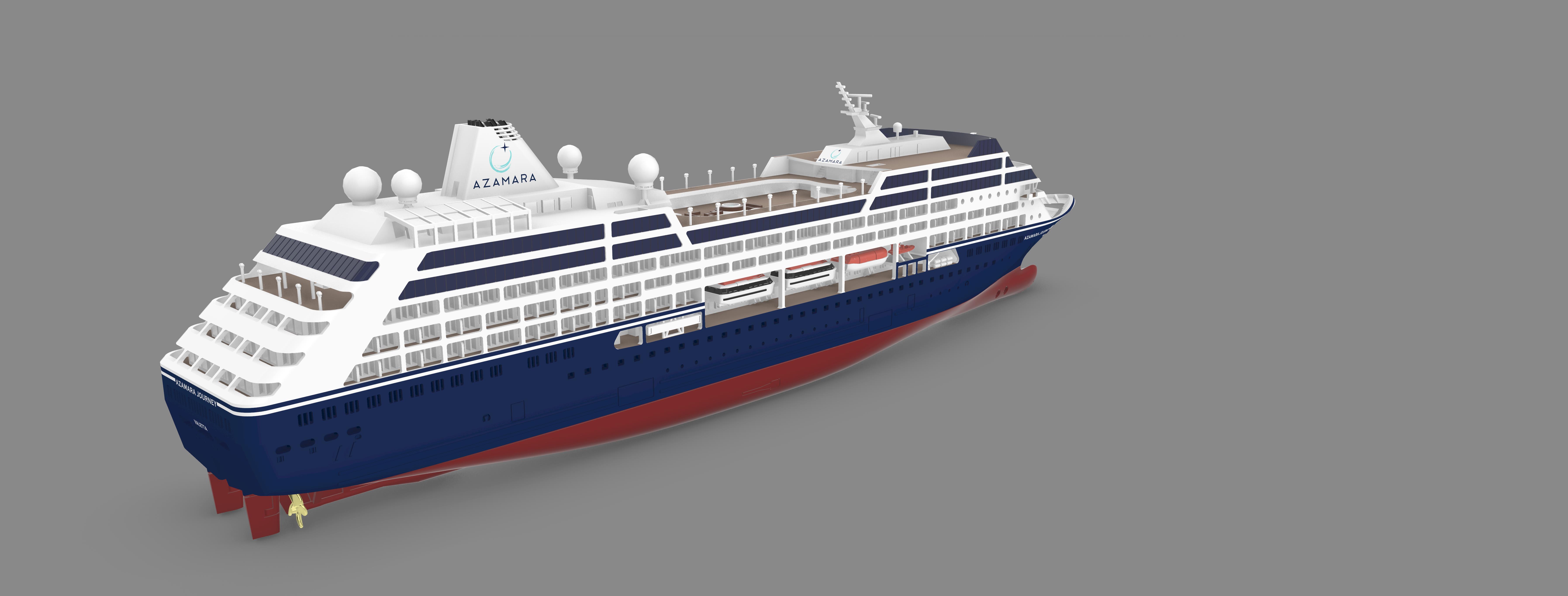 AZAMARA JOURNEY / R-class cruise ship model