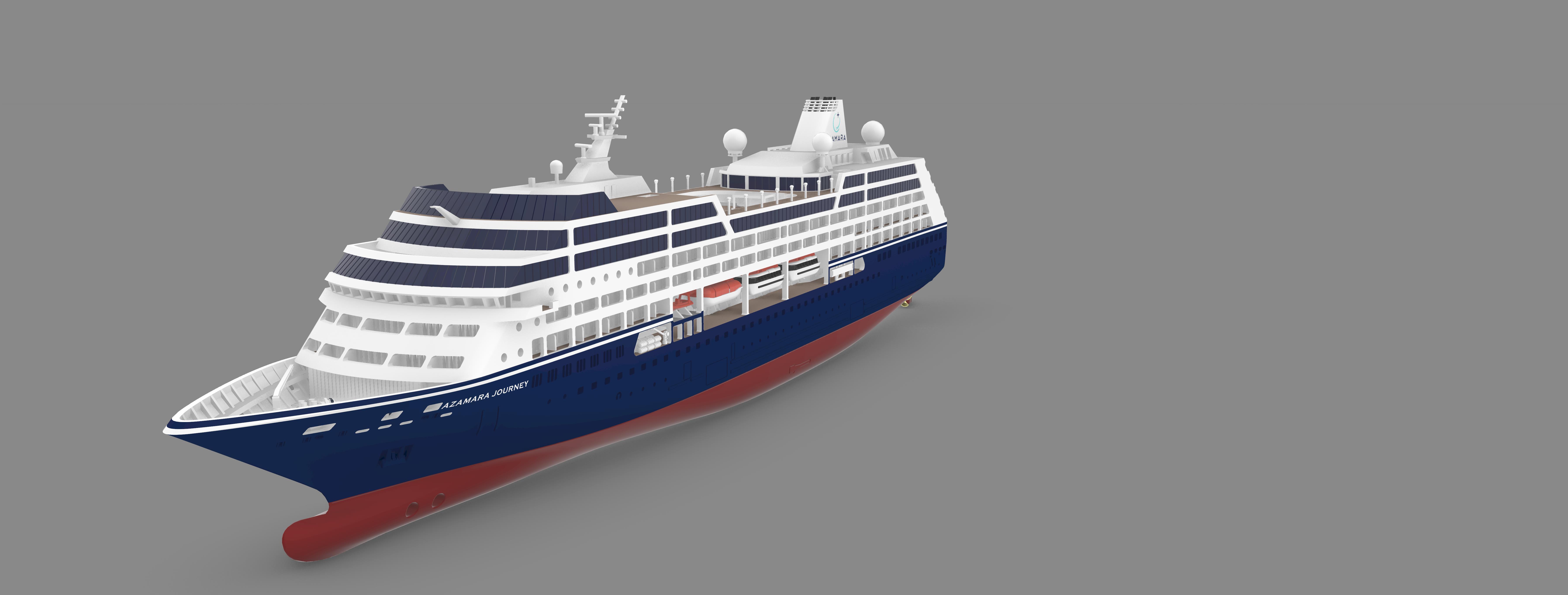AZAMARA JOURNEY / R-class cruise ship model