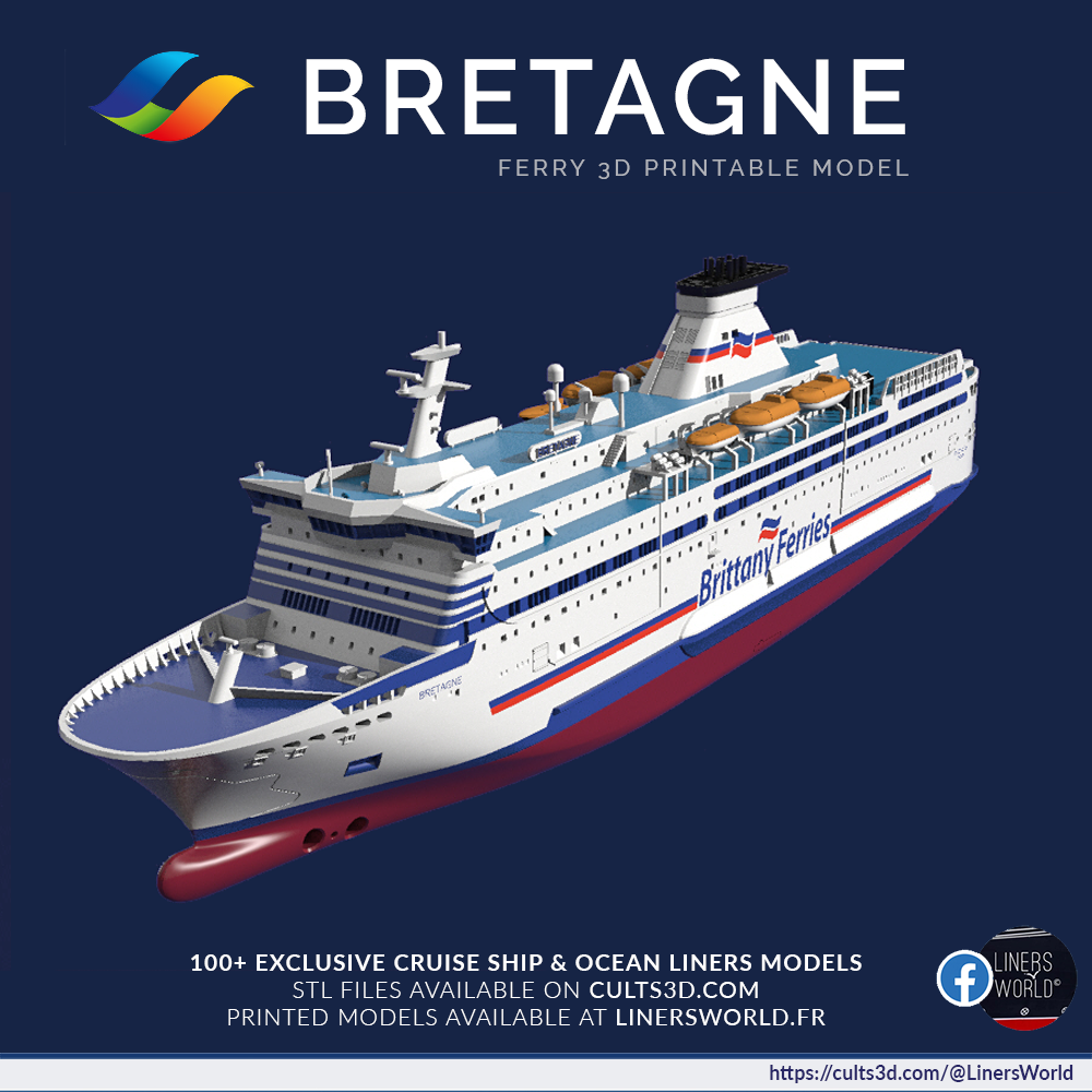 BRETAGNE ferry model