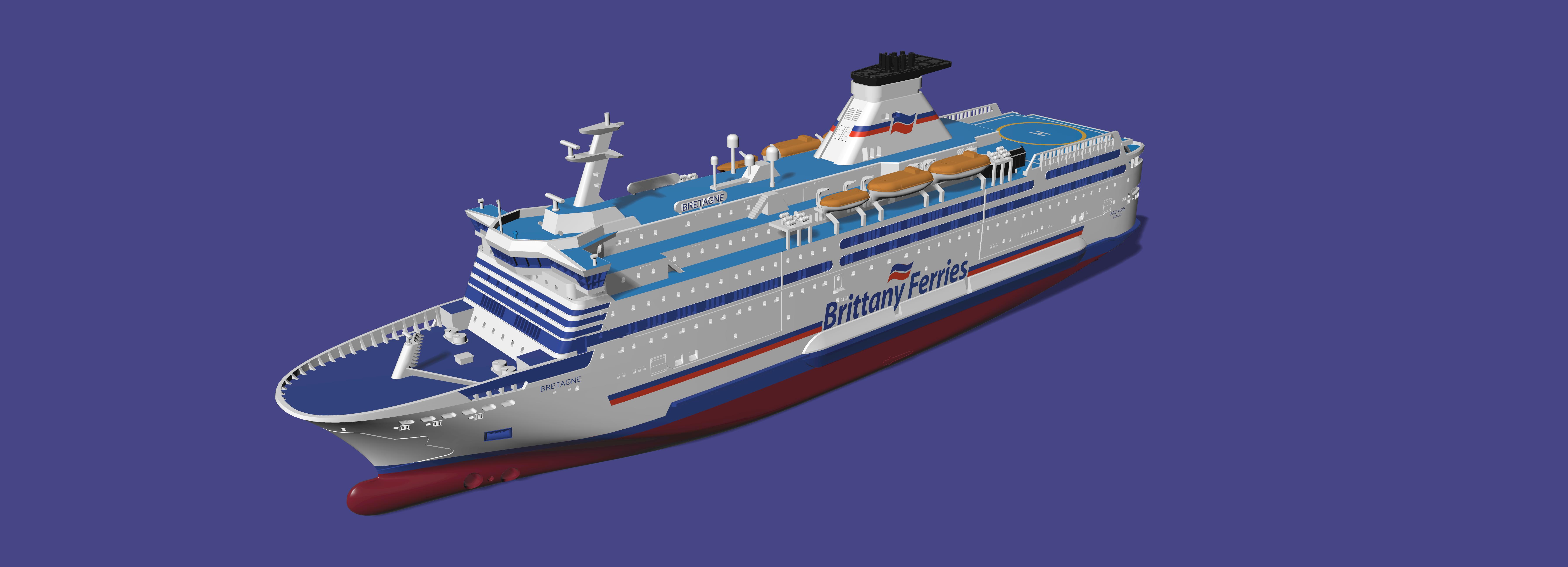 BRETAGNE ferry model