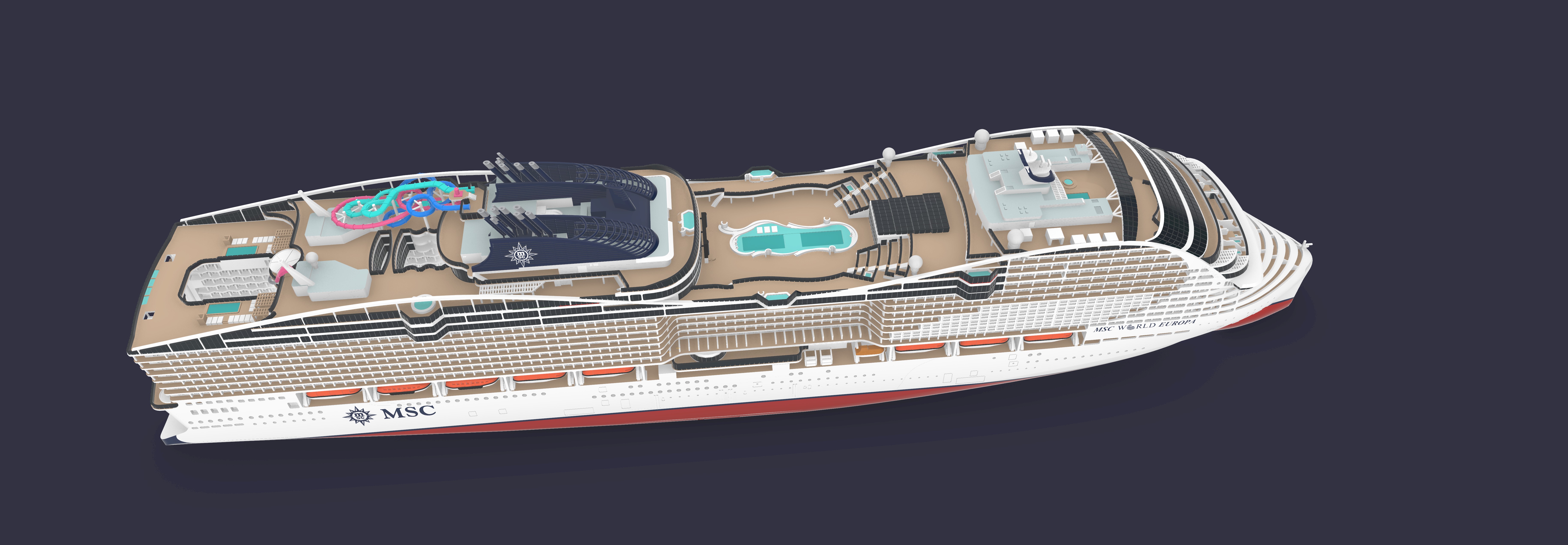MSC WORLD EUROPA model