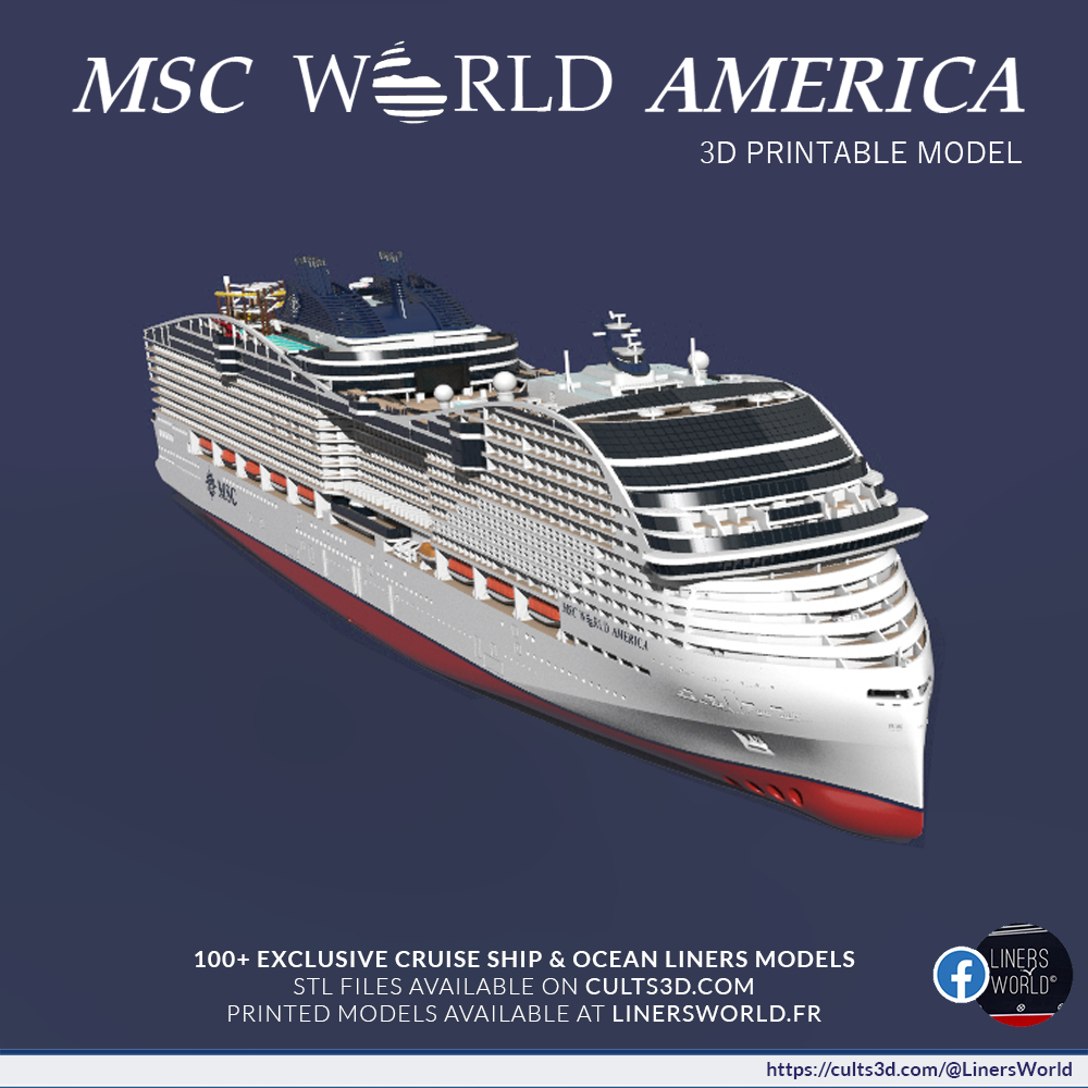 MSC WORLD AMERICA model