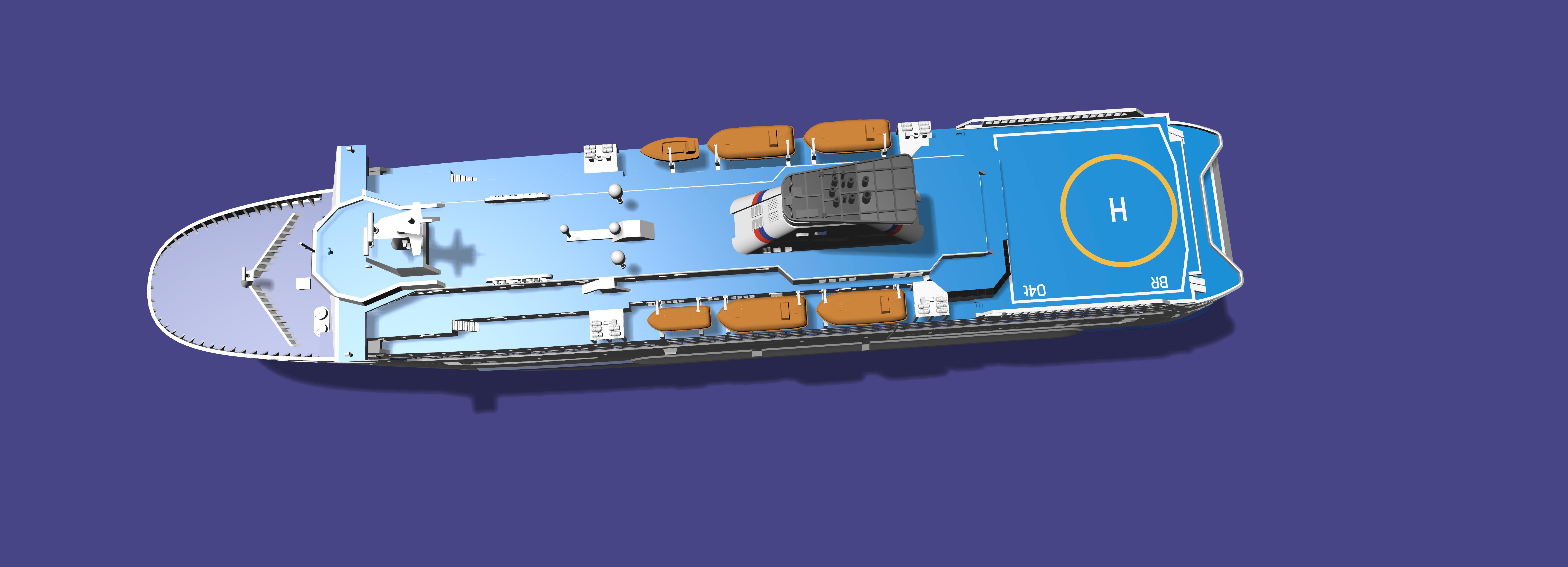 BRETAGNE ferry model