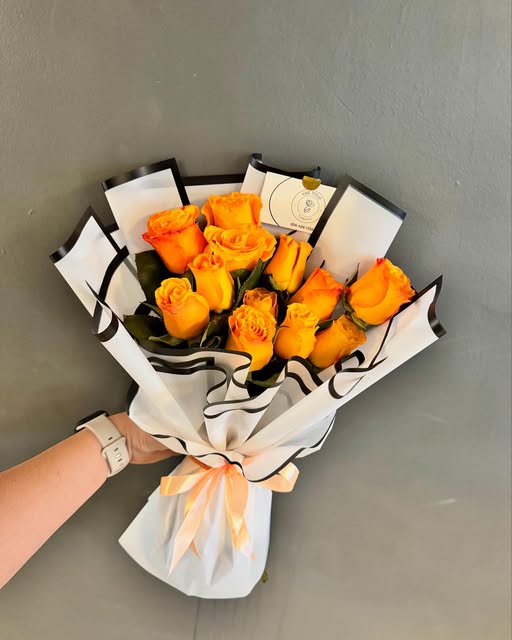 rosas tonos naranjas