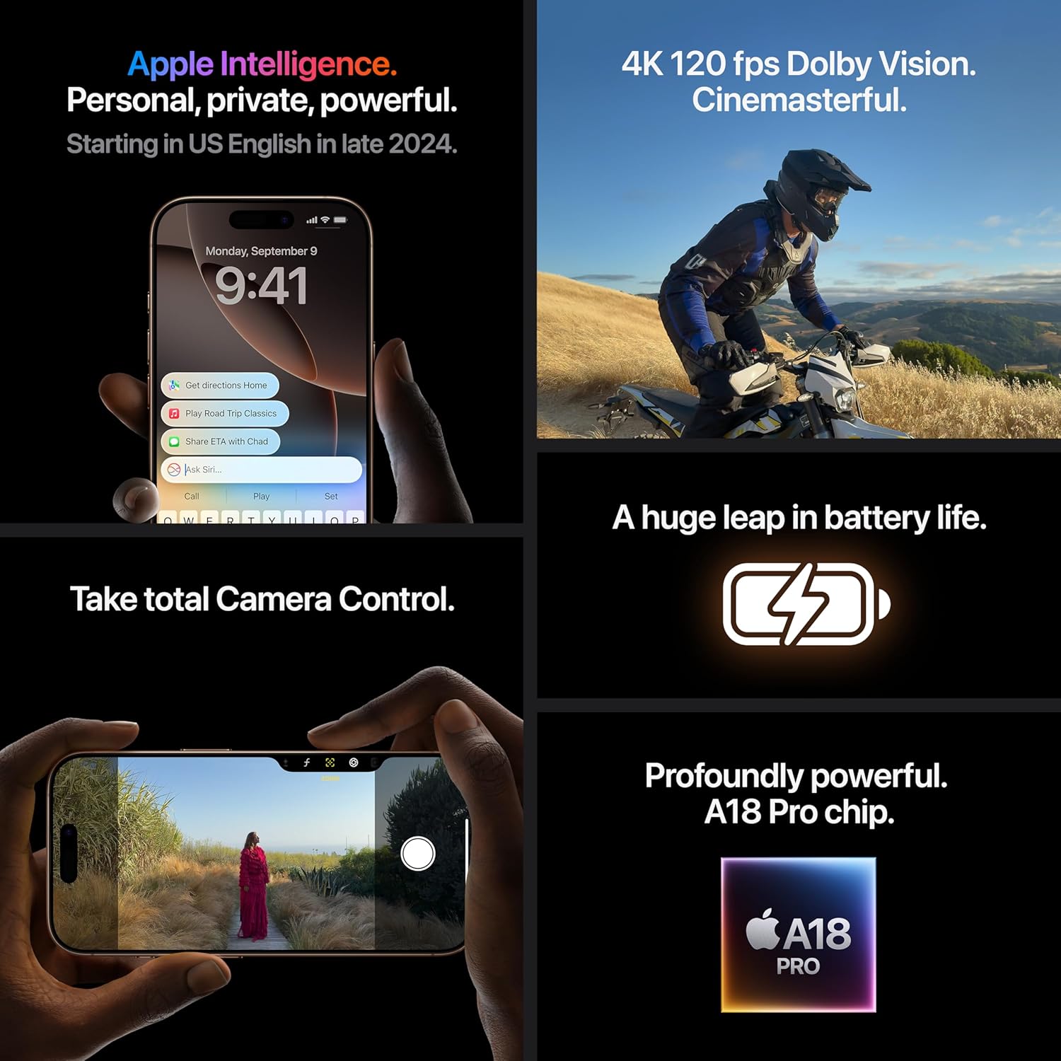 Apple iPhone 16 Pro Max (Black Titanium, 256 GB)